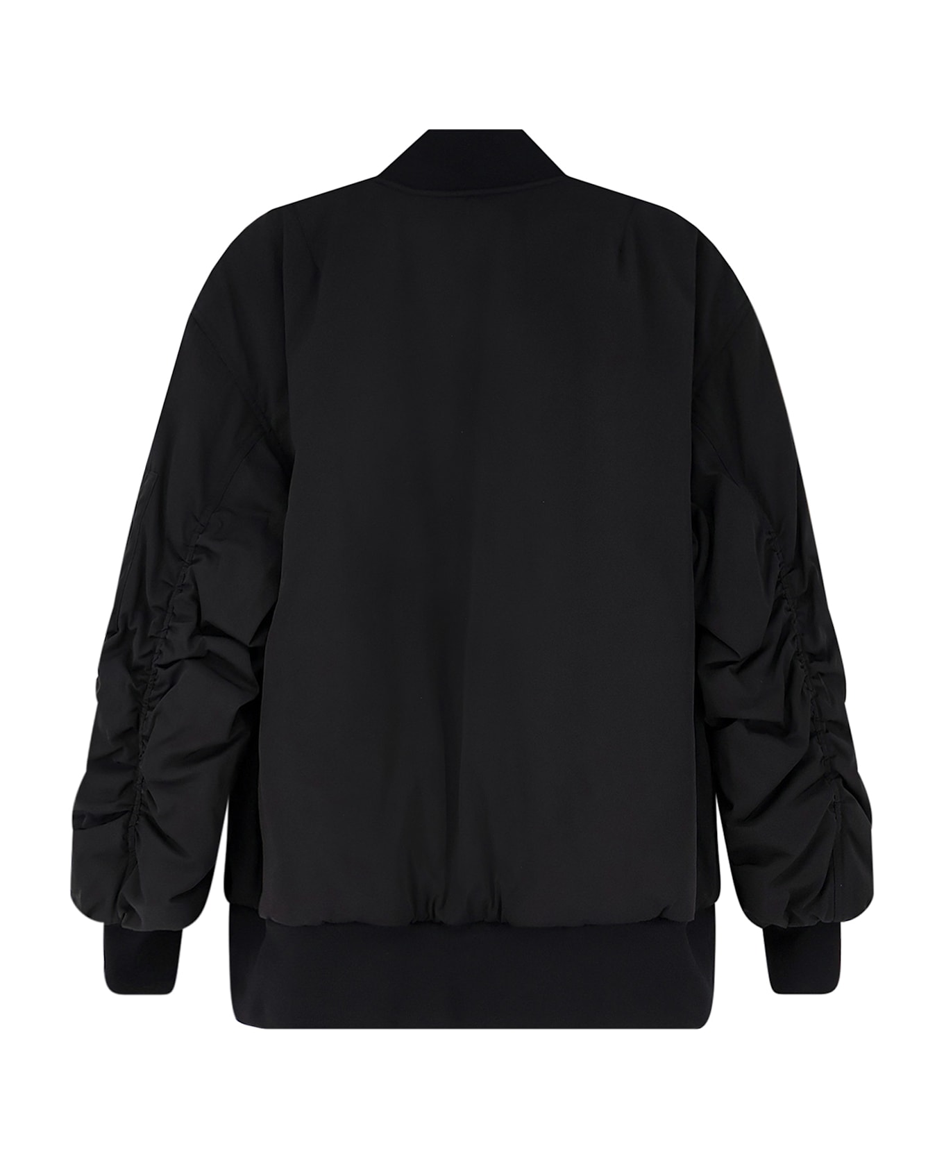 Dolce 
Gabbana Nylon Jacket With Wrinkled Effect - Black