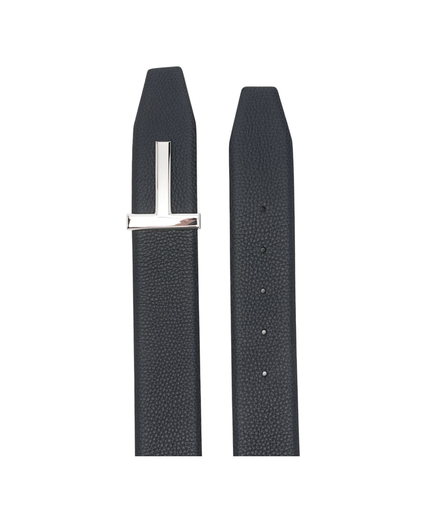 Tom Ford Leather Reversible Belt - Blue