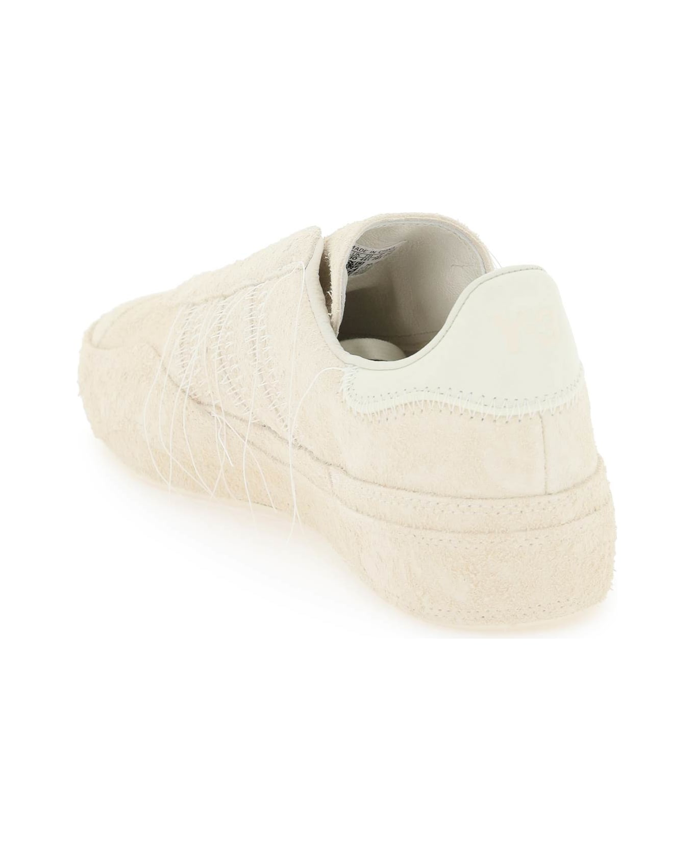 Y-3 Gazelle Ivory Suede Sneakers - White