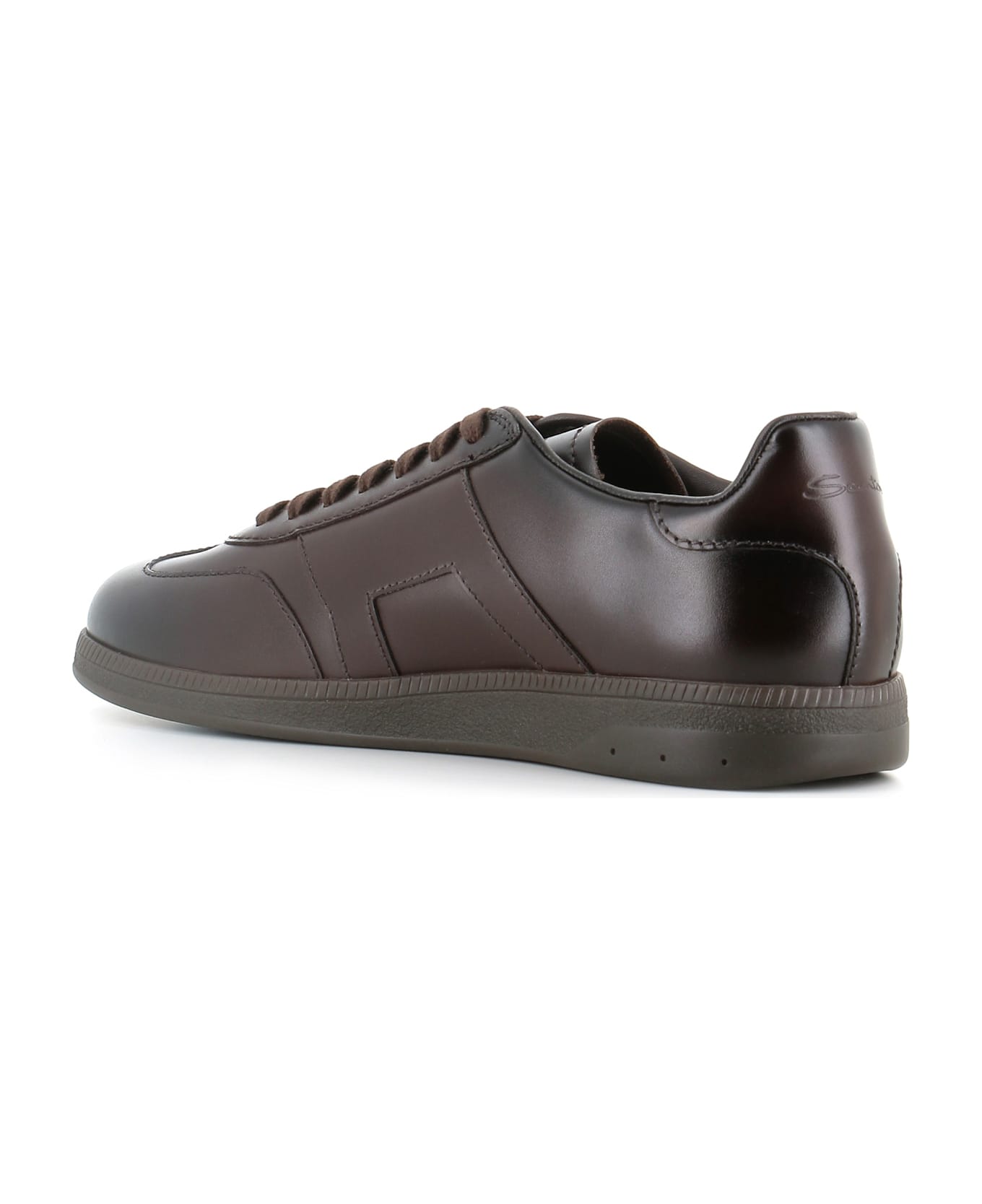 Santoni Sneaker Dbs Oly - Brown