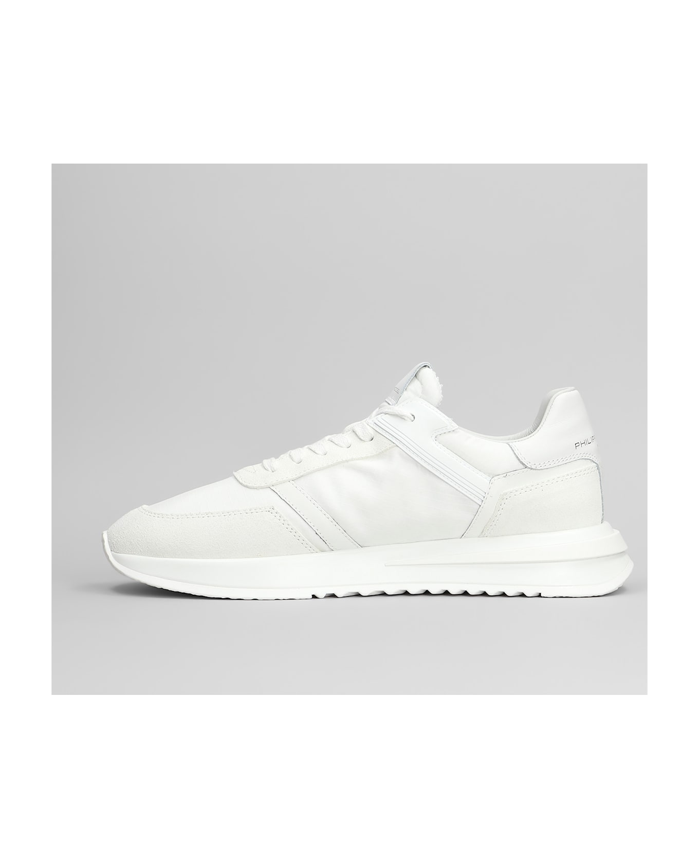 Philippe Model Tropez 2.1 Sneakers In White Suede And Fabric - white