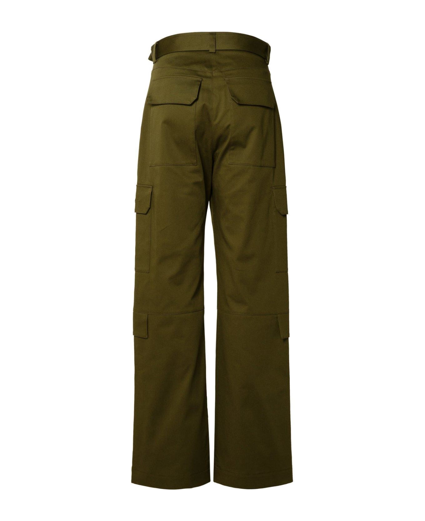 MSGM Straight-leg Belted Cargo Trousers - Military ボトムス