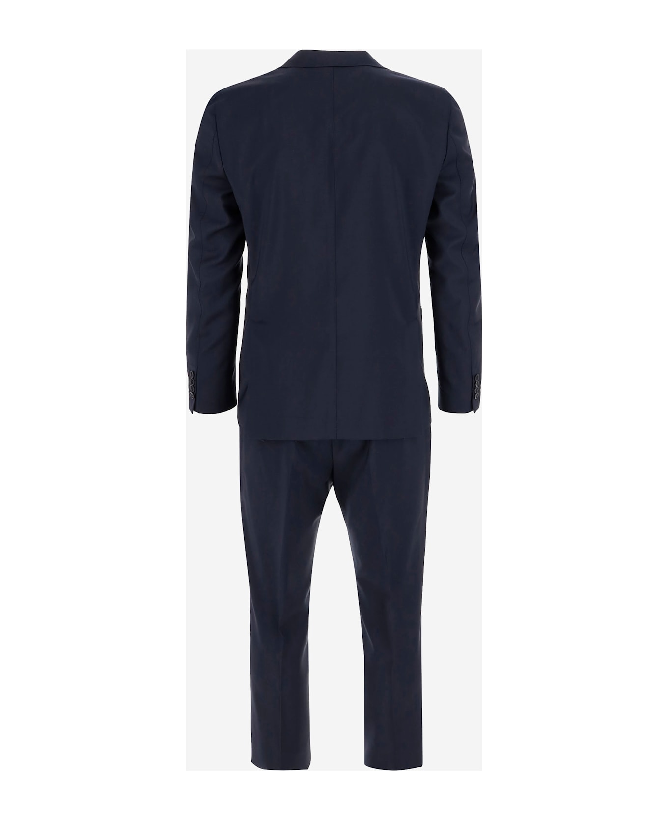 Brian Dales Wool Suit - Black