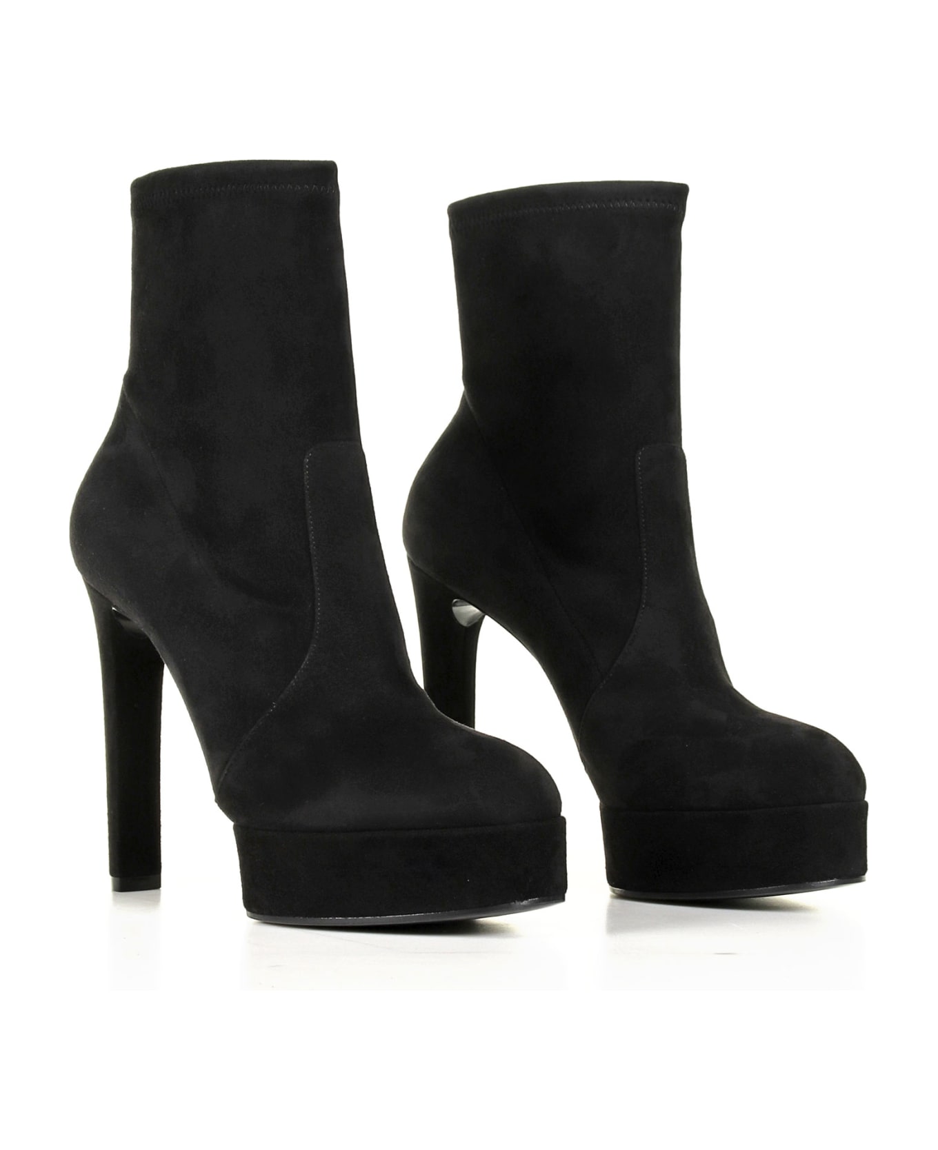 Casadei Suede Ankle Boot - NERO