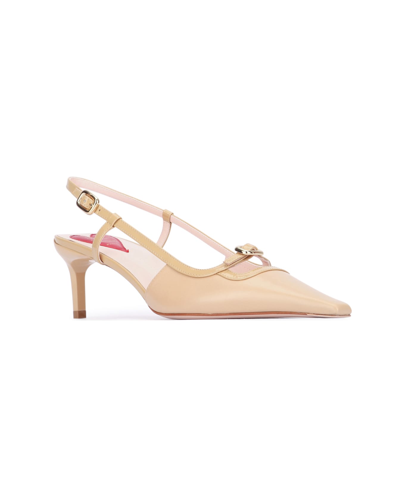 Roger Vivier Viv Canard Mini Buckle Sling Back Dec 55 - DESERTOCHIARO