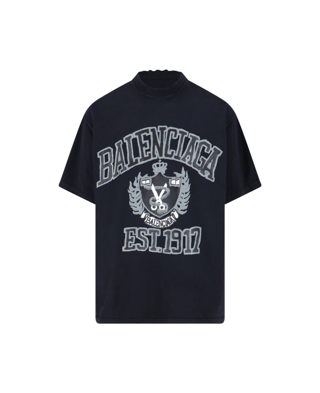 Balenciaga Logo T-shirt - Black  