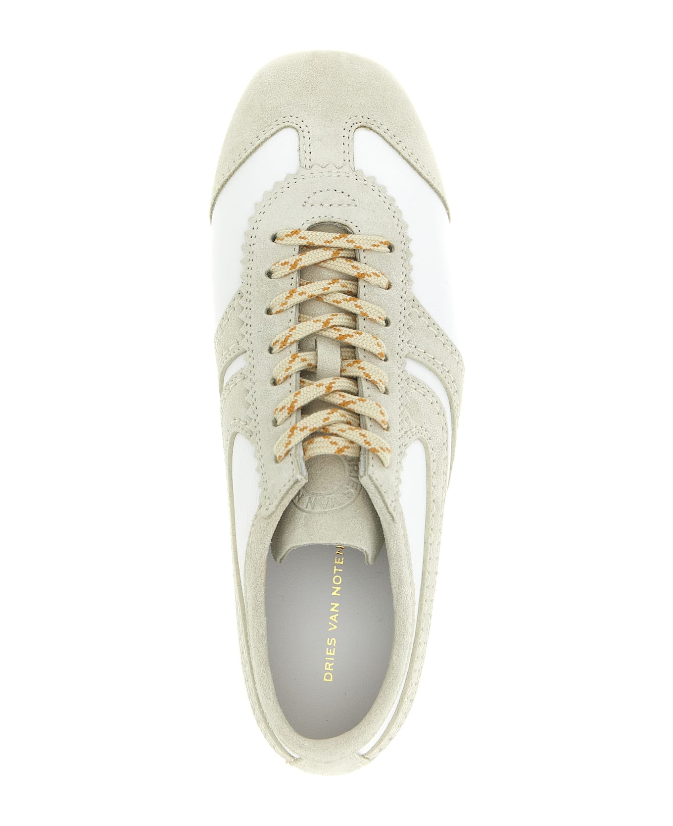 Dries Van Noten Suede Sneakers - White