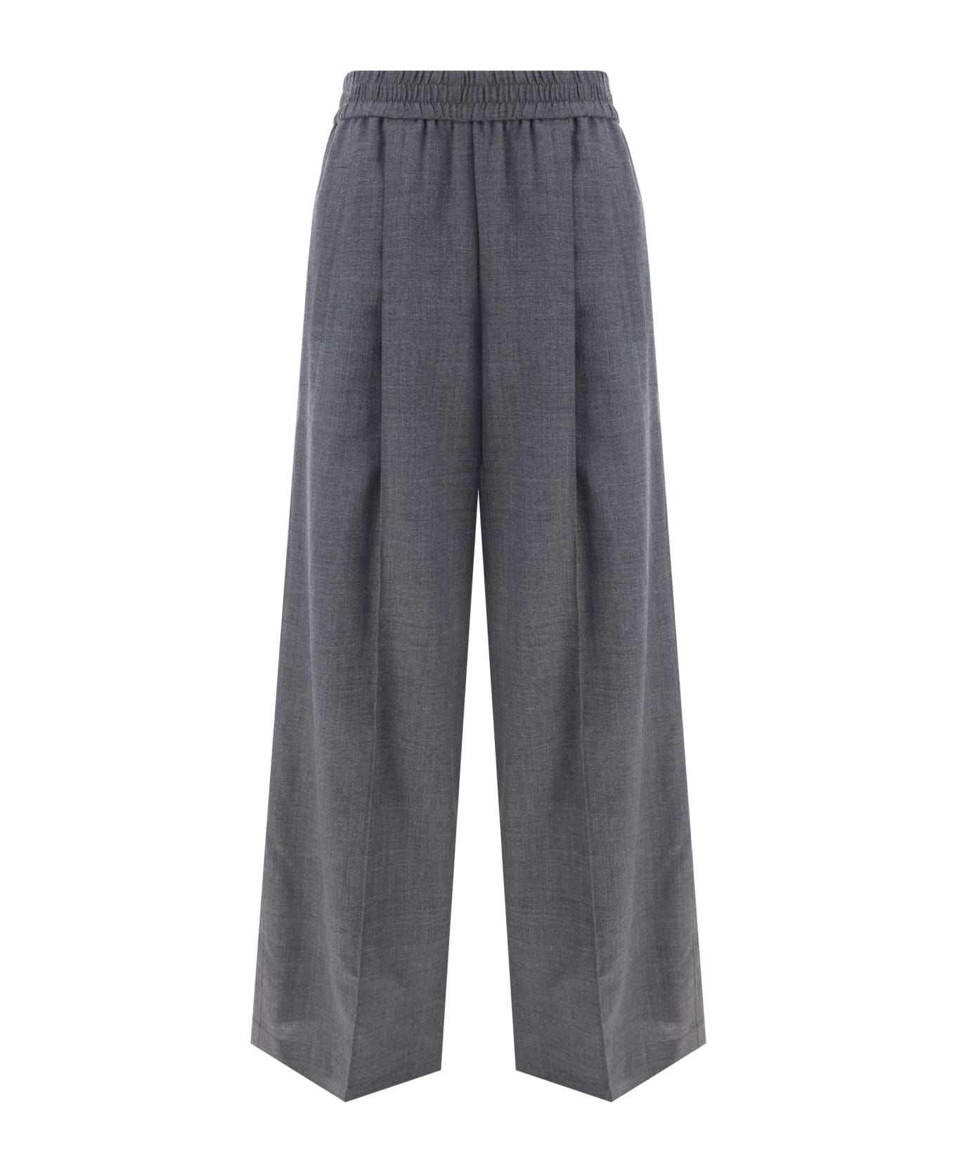 Brunello Cucinelli Loose Track Pants - Grigio Scuro