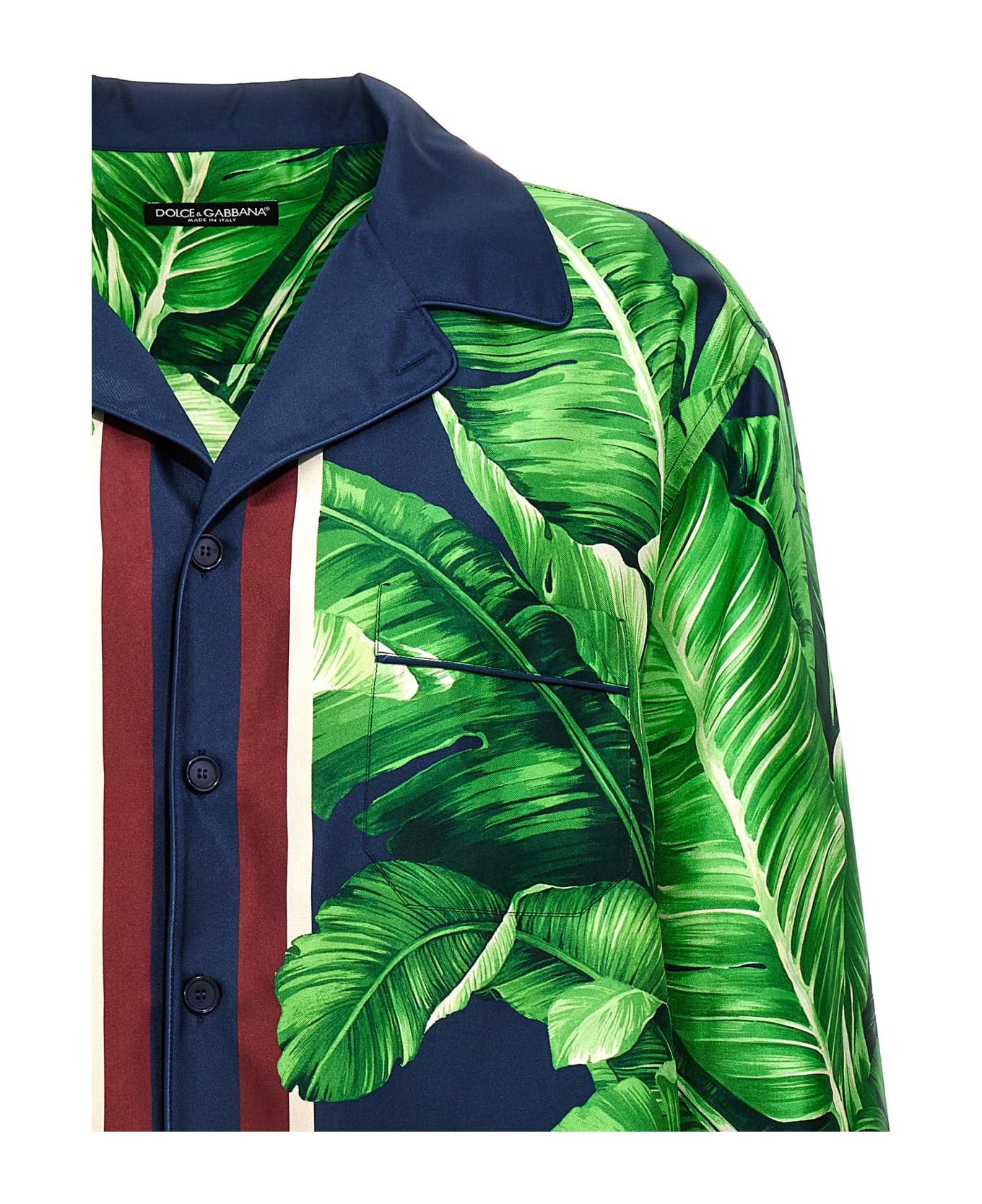 Dolce & Gabbana Banano Silk Shirt - Green