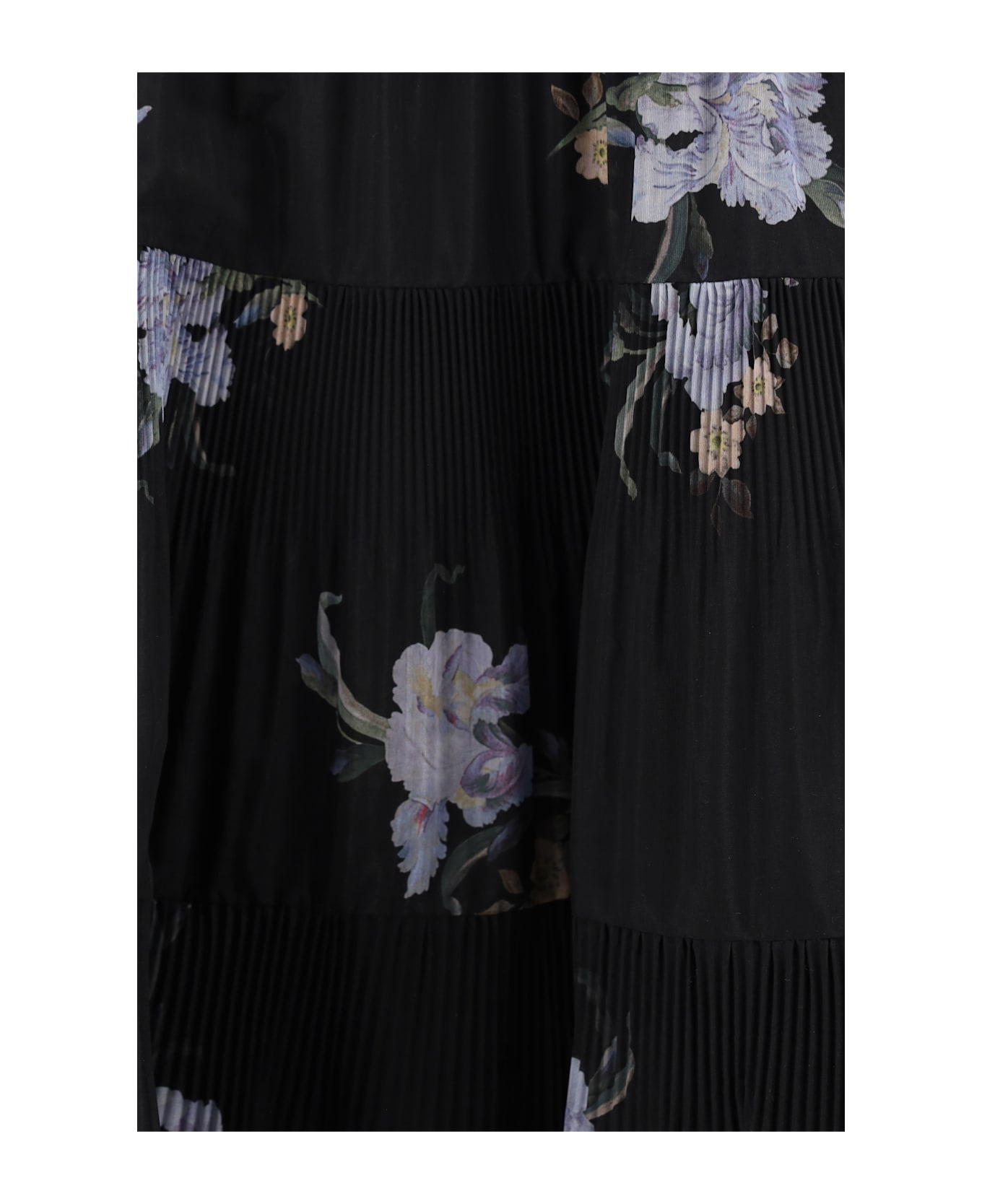 Zimmermann Midi Dress - Black Iris Floral ワンピース＆ドレス