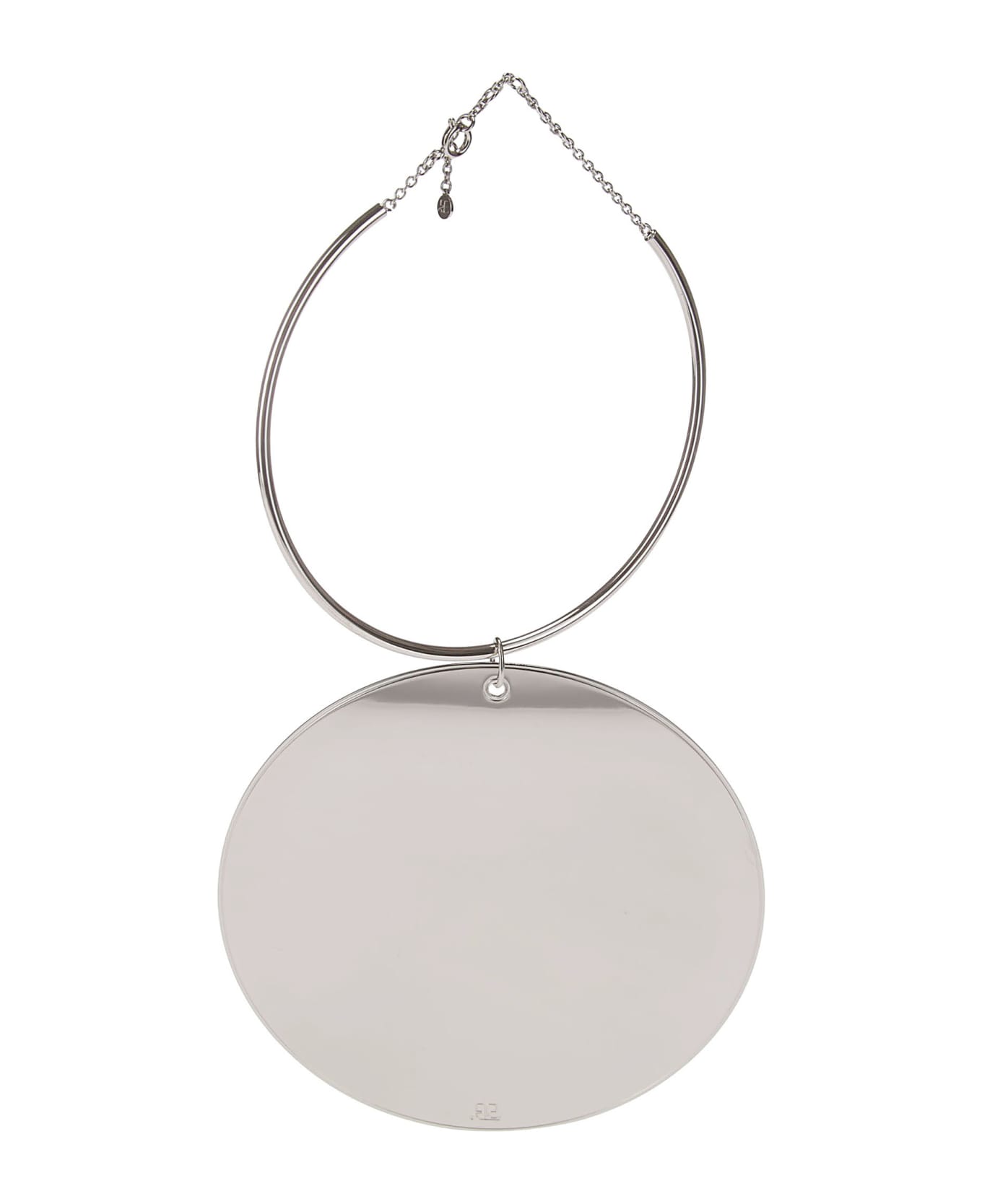 Courrèges Holistic Circle Lacquered Necklace - SILVER ネックレス