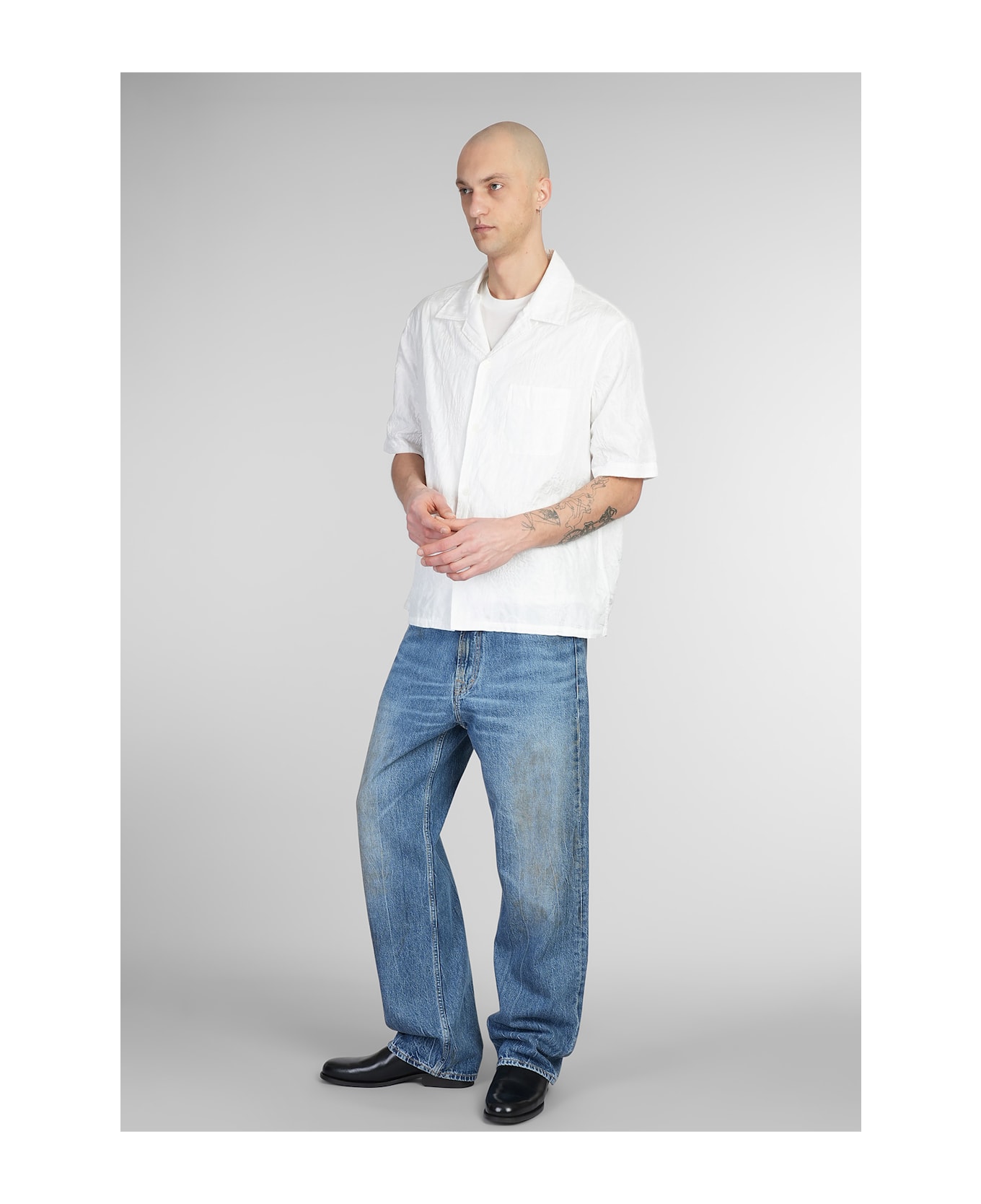 Our Legacy Shirt In White Cotton - white