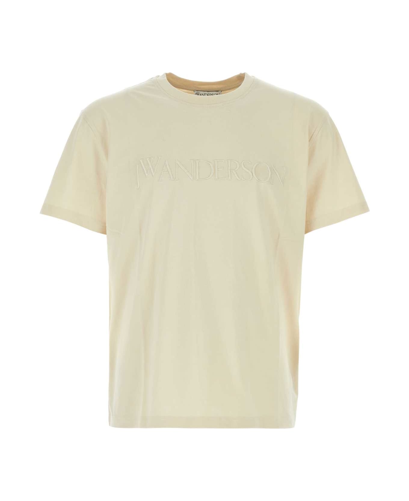 J.W. Anderson Sand Cotton T-shirt - BEIGE