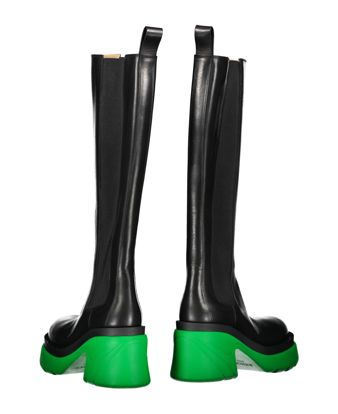 Bottega Veneta Flash Leather Boots - black ブーツ