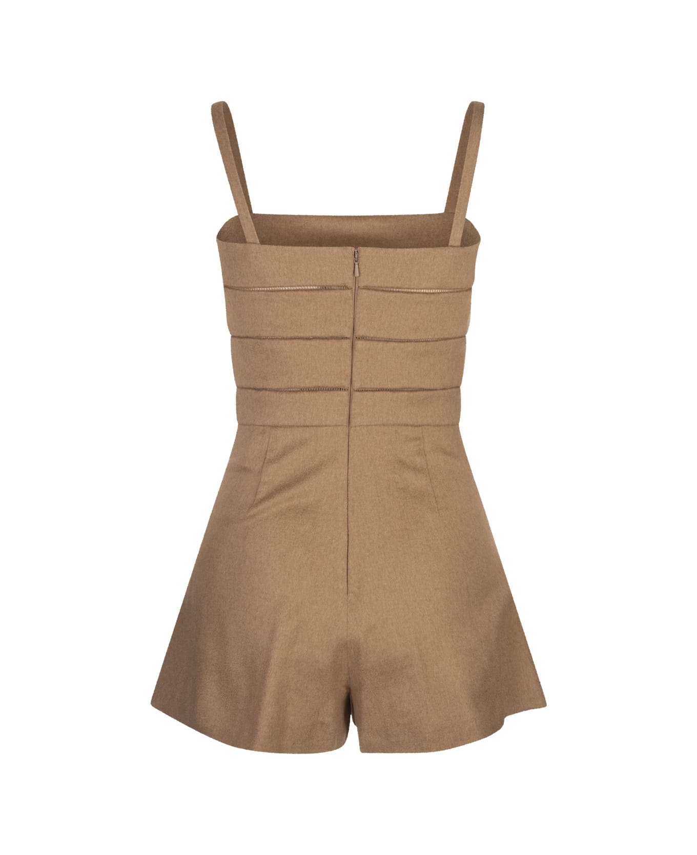 Max Mara Camel Matassa Jumpsuit - Brown