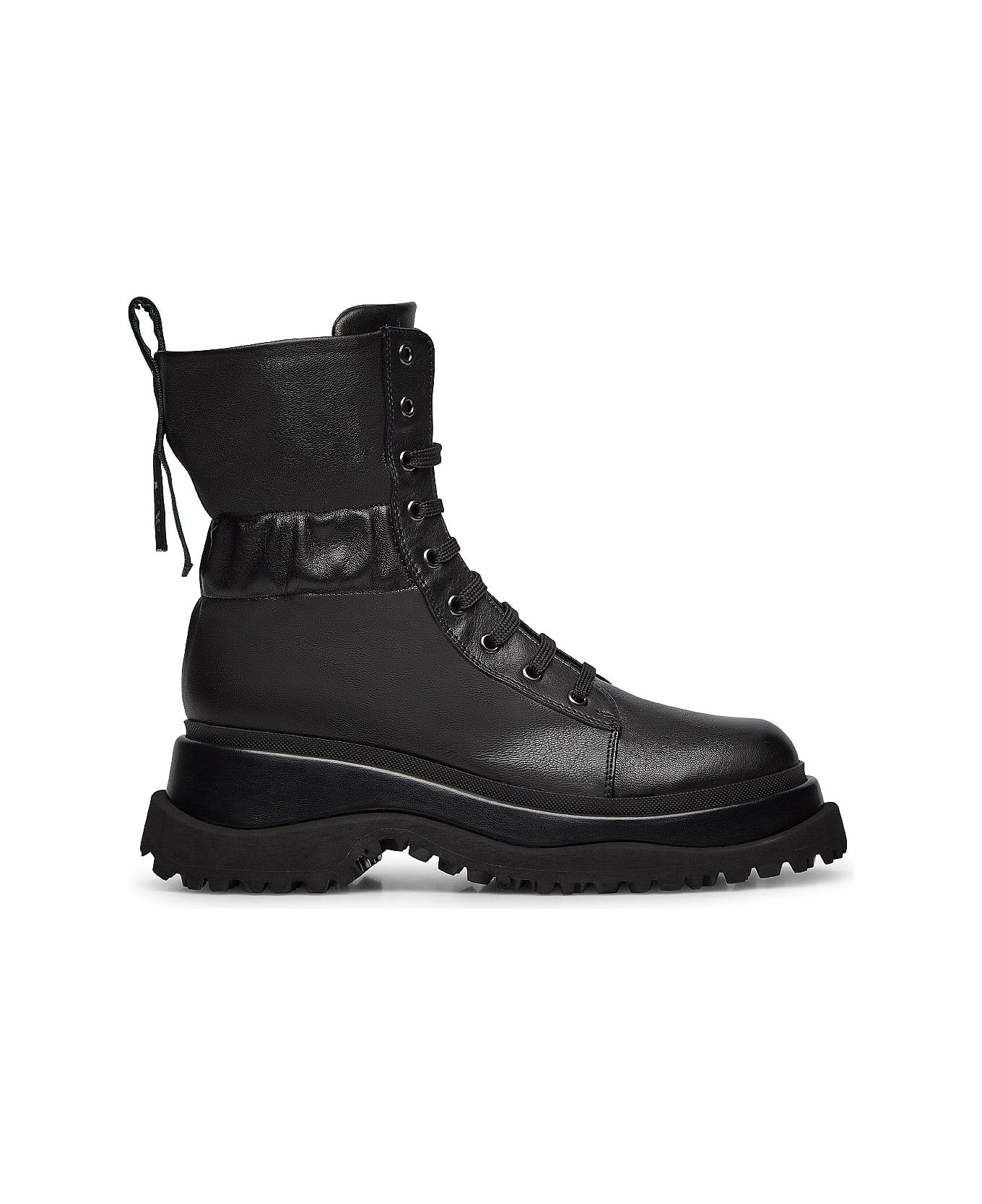 Fabi Combat Boot In Soft Nappa Leather | italist