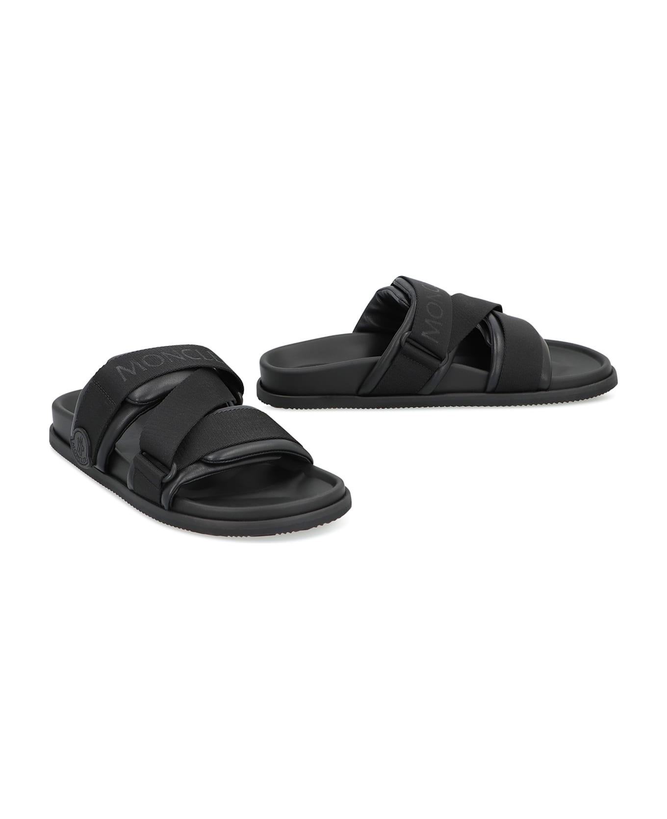 Moncler Mon Summer Slides - Pale pink
