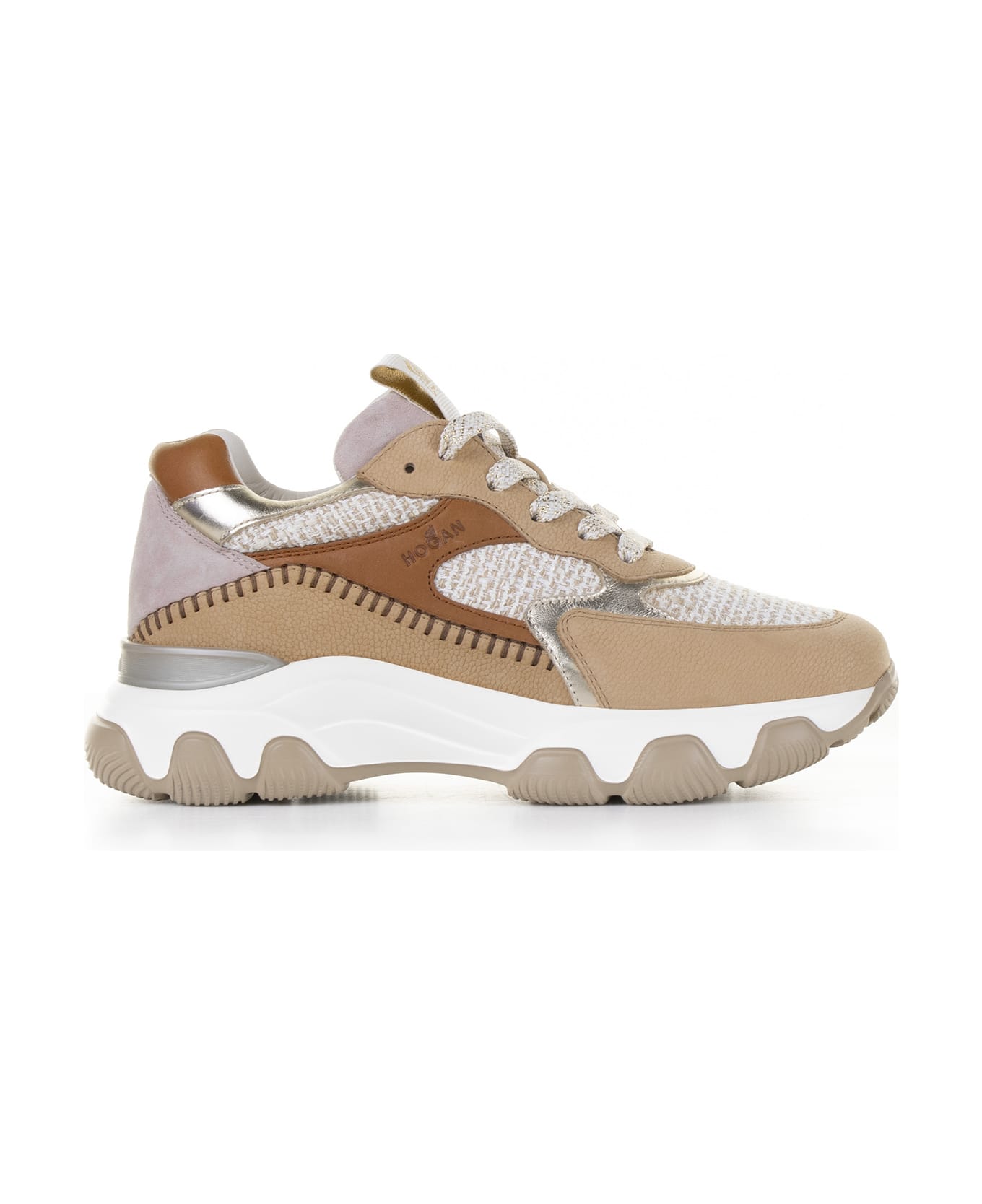 Hogan Hyperactive Panelled Lace-up Sneakers