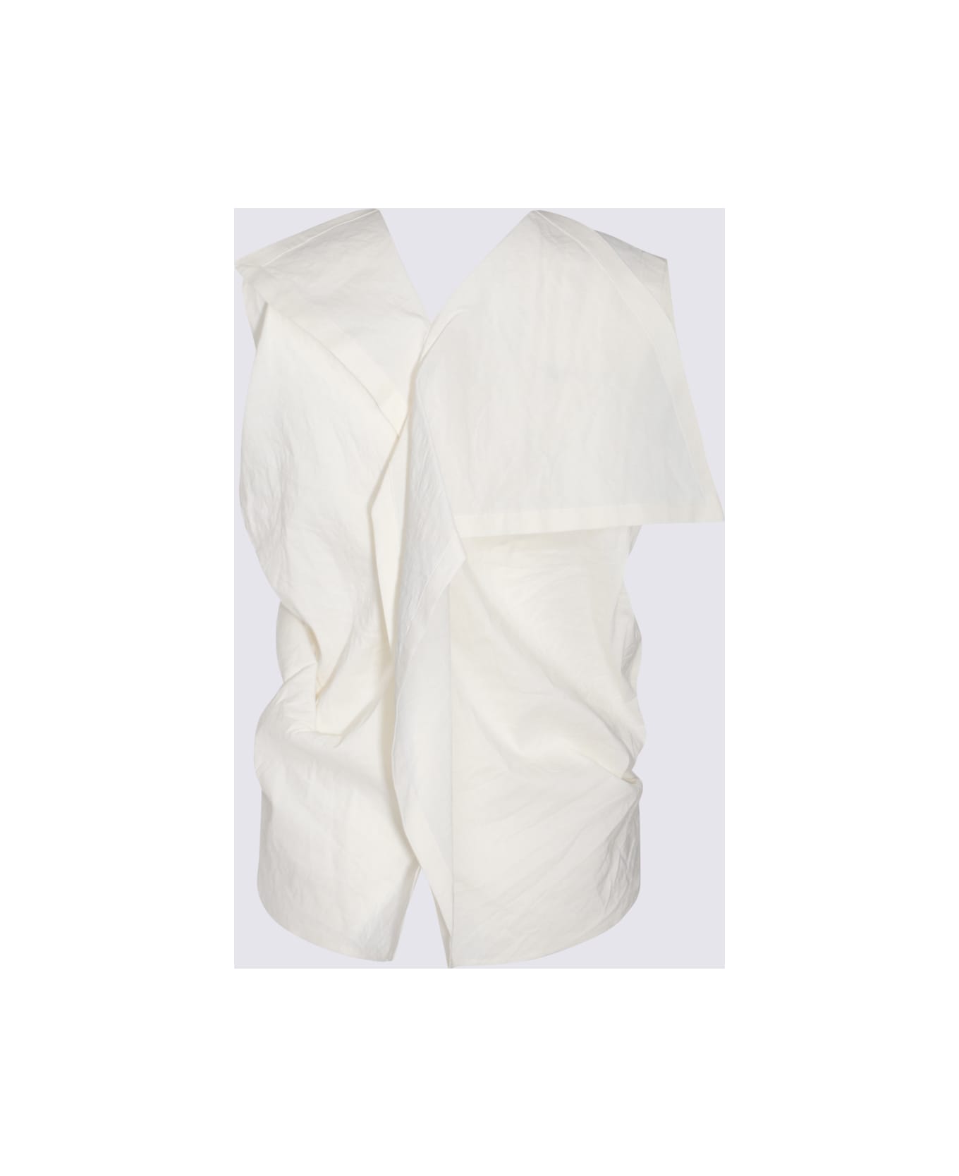 Issey Miyake White Shirt - Beige