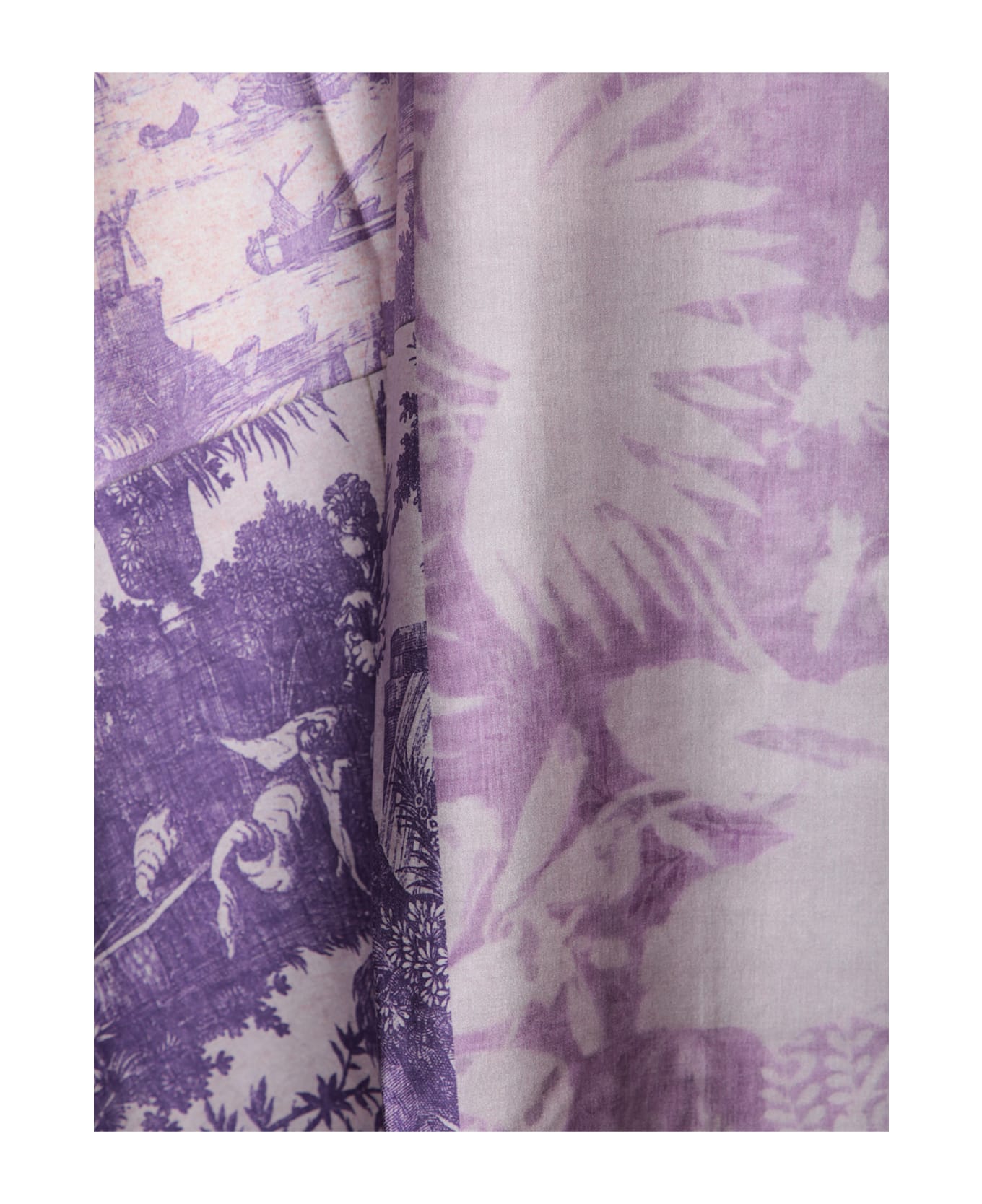 Pierre-Louis Mascia Adanastars Multicolor Lilac Long Dress - Purple