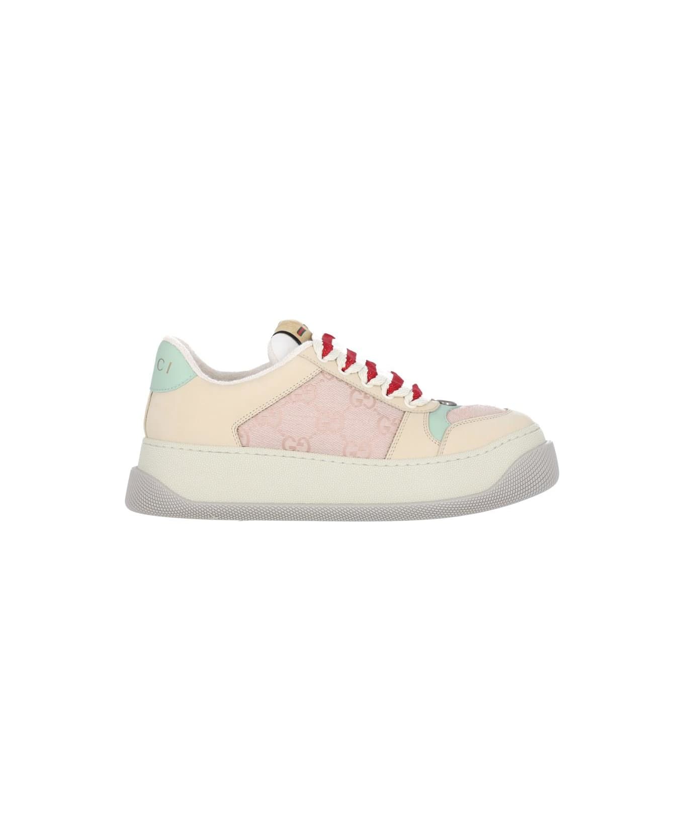 Gucci 'screener' Sneakers - Beige