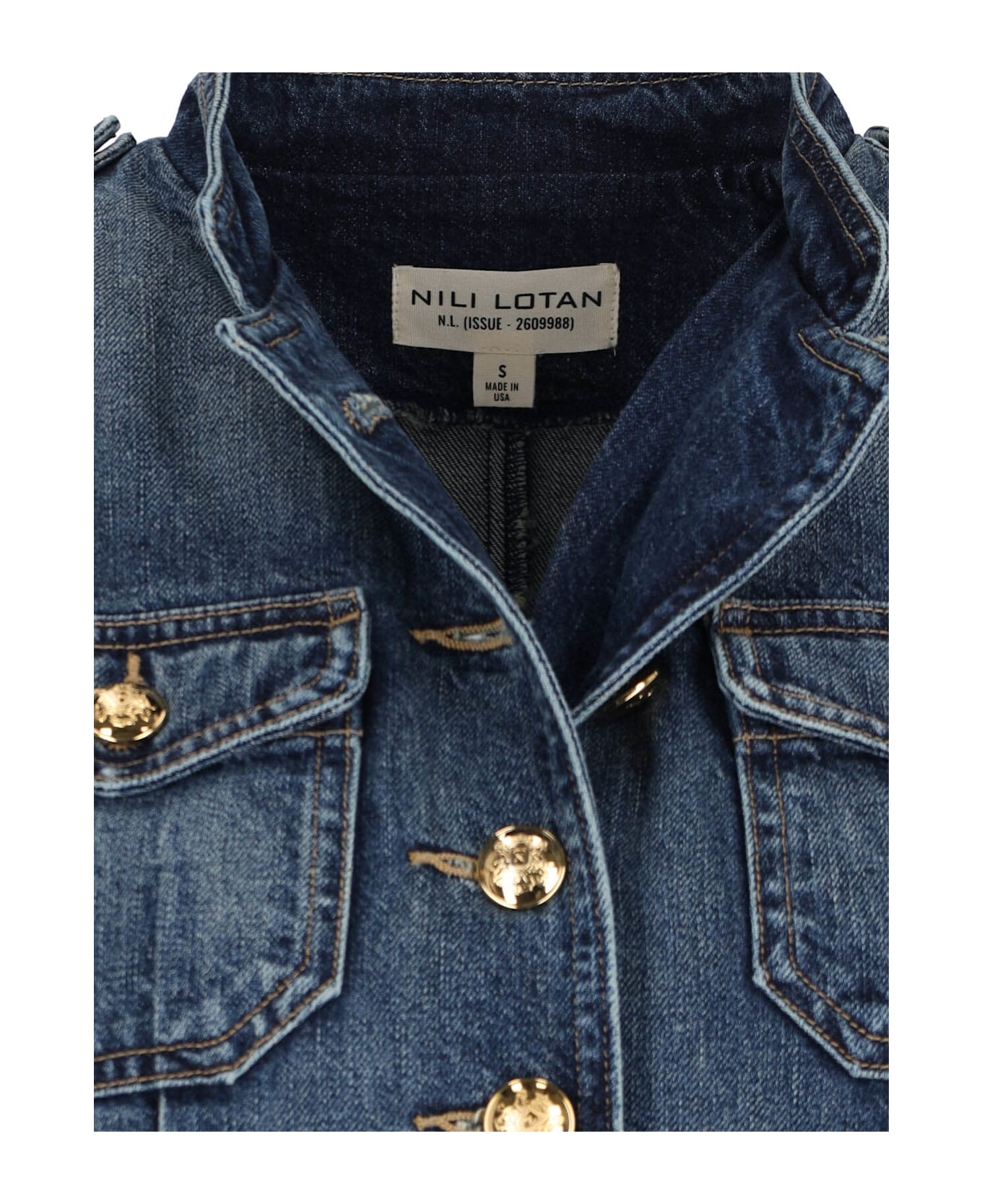 Nili Lotan 
geraldine
 Denim Jacket - Blue