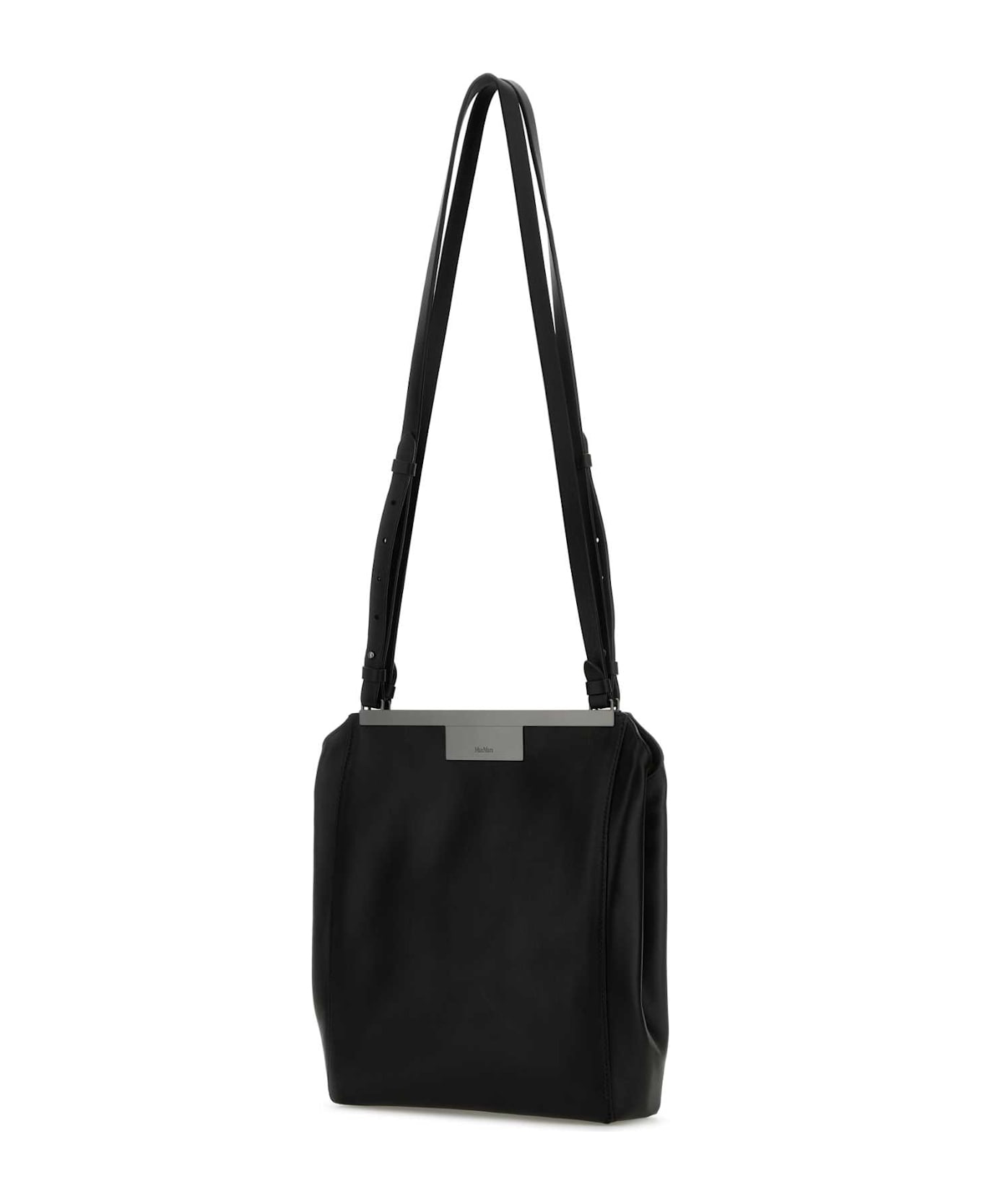Max Mara Black Leather Mmsummer Shoulder Bag - NERO