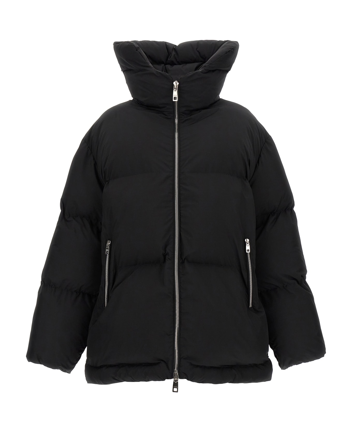 Dolce & Gabbana Logo Plate Down Jacket - Black  