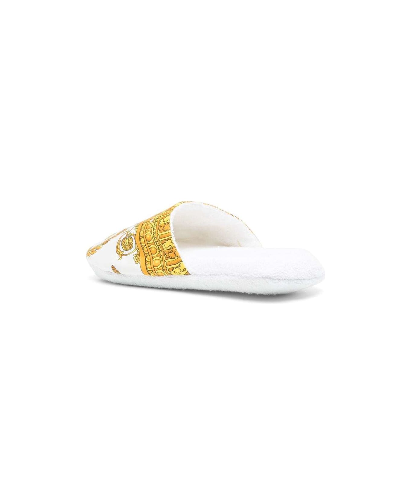 Versace Both Slides - White