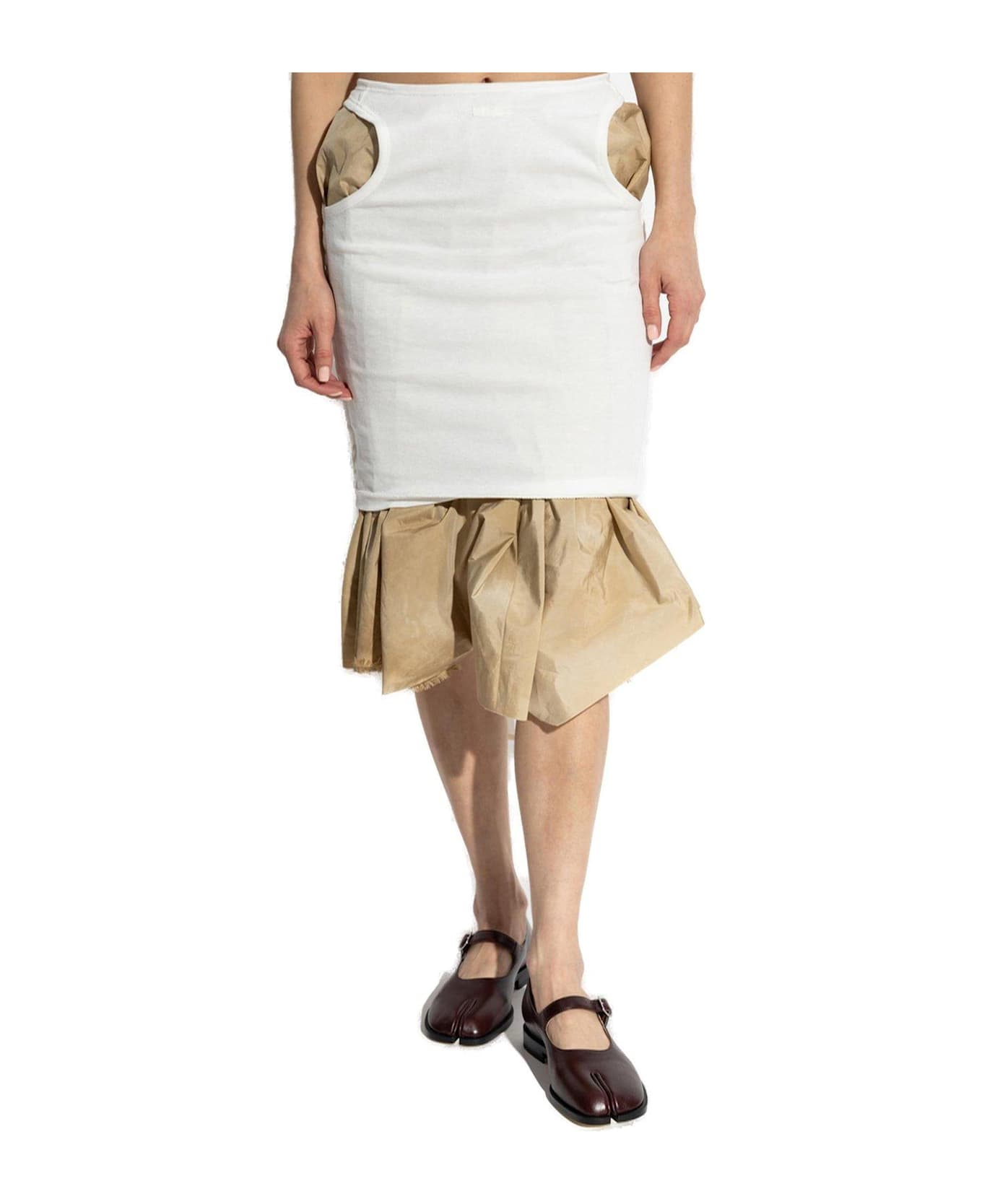 Layered High-waisted Skirt - Thumbnail 3