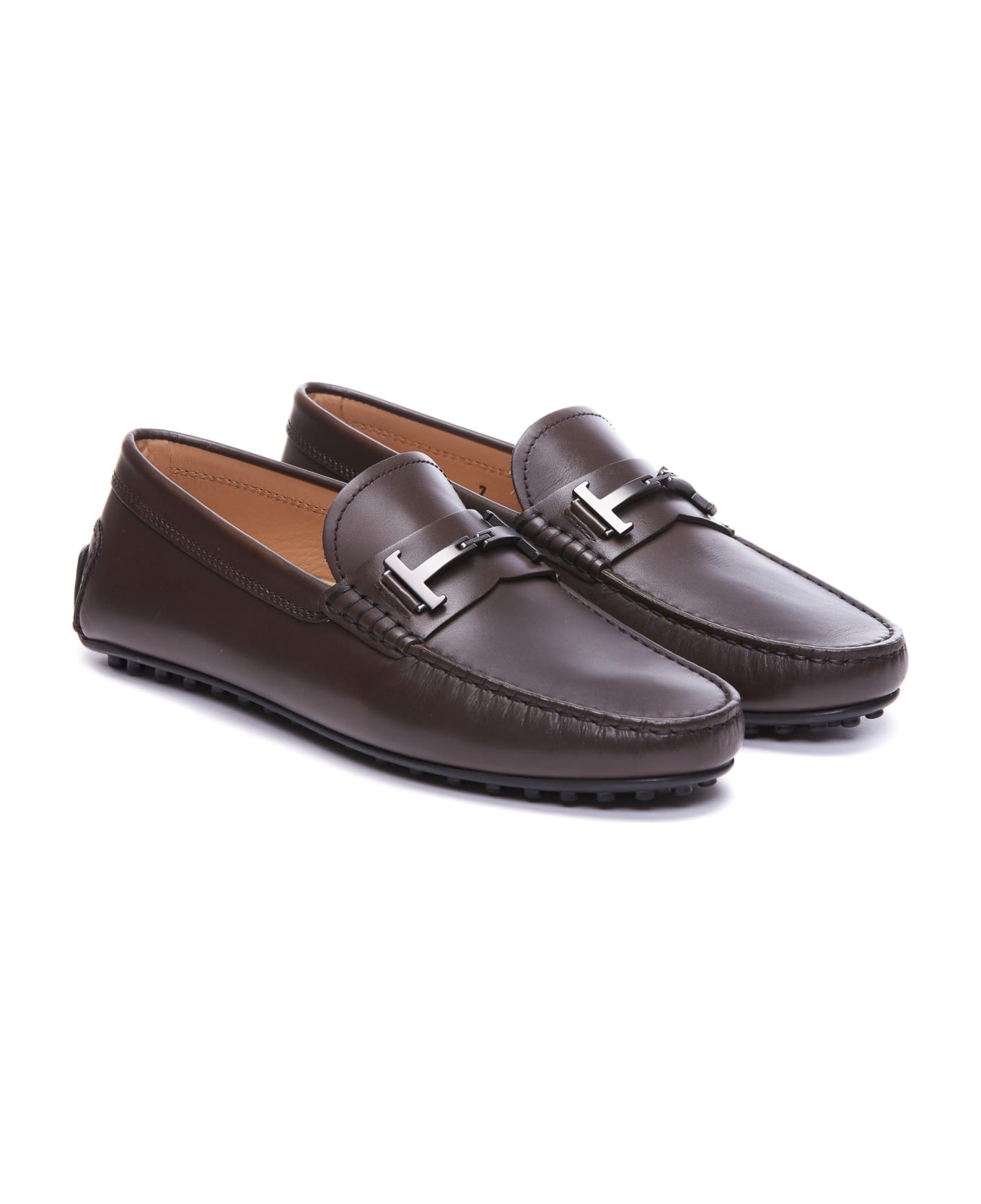 Tod's City Gommino Loafers - Brown ローファー＆デッキシューズ