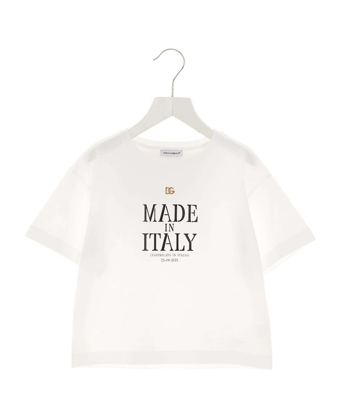 Dolce & Gabbana Logo Print T-shirt - White