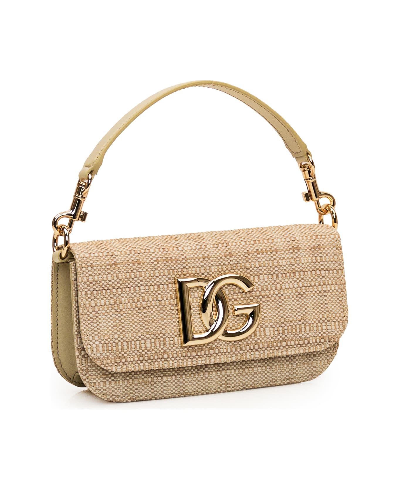 Dolce & Gabbana Raffia Shoulder Bag - Sand ショルダーバッグ