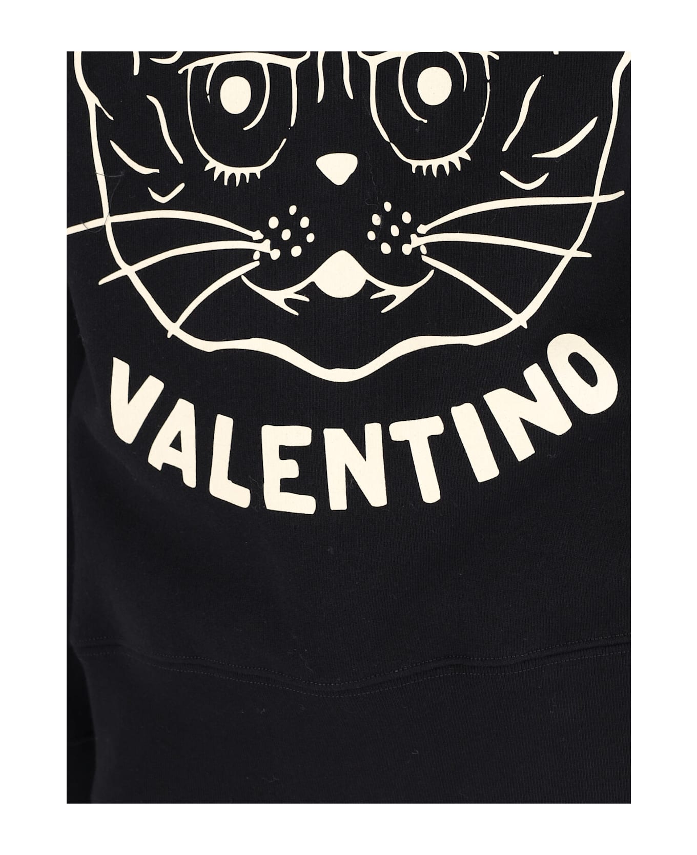 Valentino 'le Chat De La Maison' Hoodie - BLACK