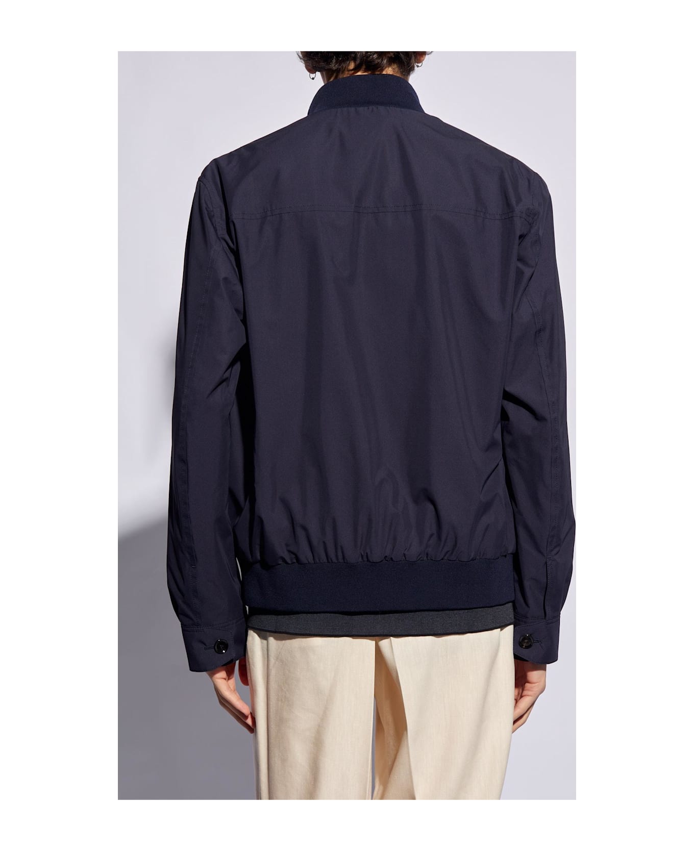 Brioni Silk Jacket - BLUE