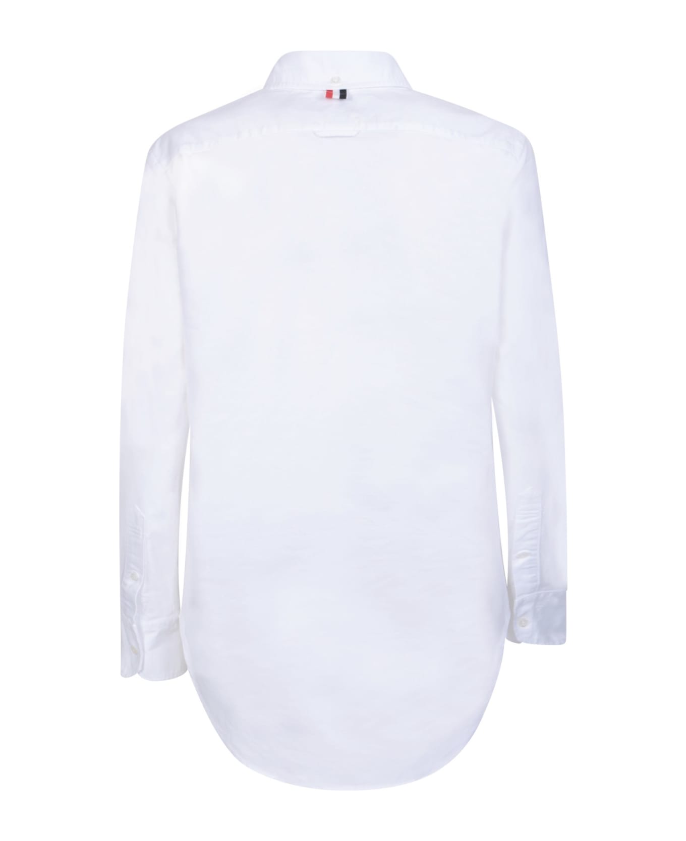Thom Browne 'classic Point Collar' Cotton Shirt - WHITE