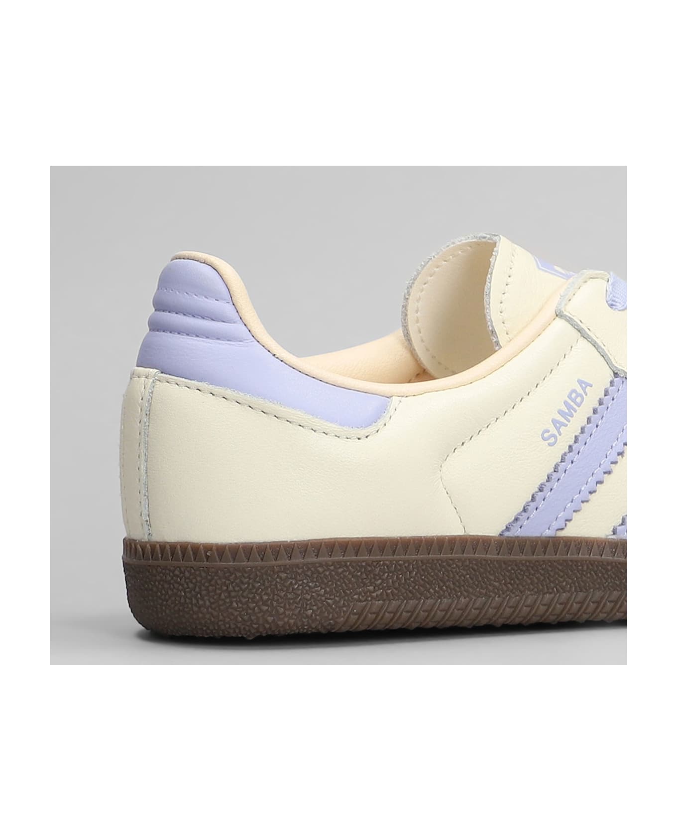 Adidas Samba Og Sneakers In Beige Leather - beige