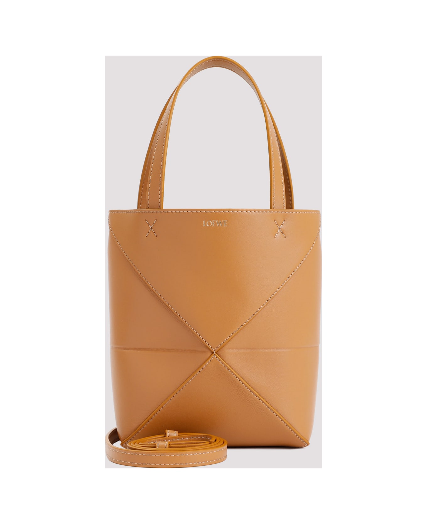 Loewe Puzzle Fold Tote Mini - Warm Desert