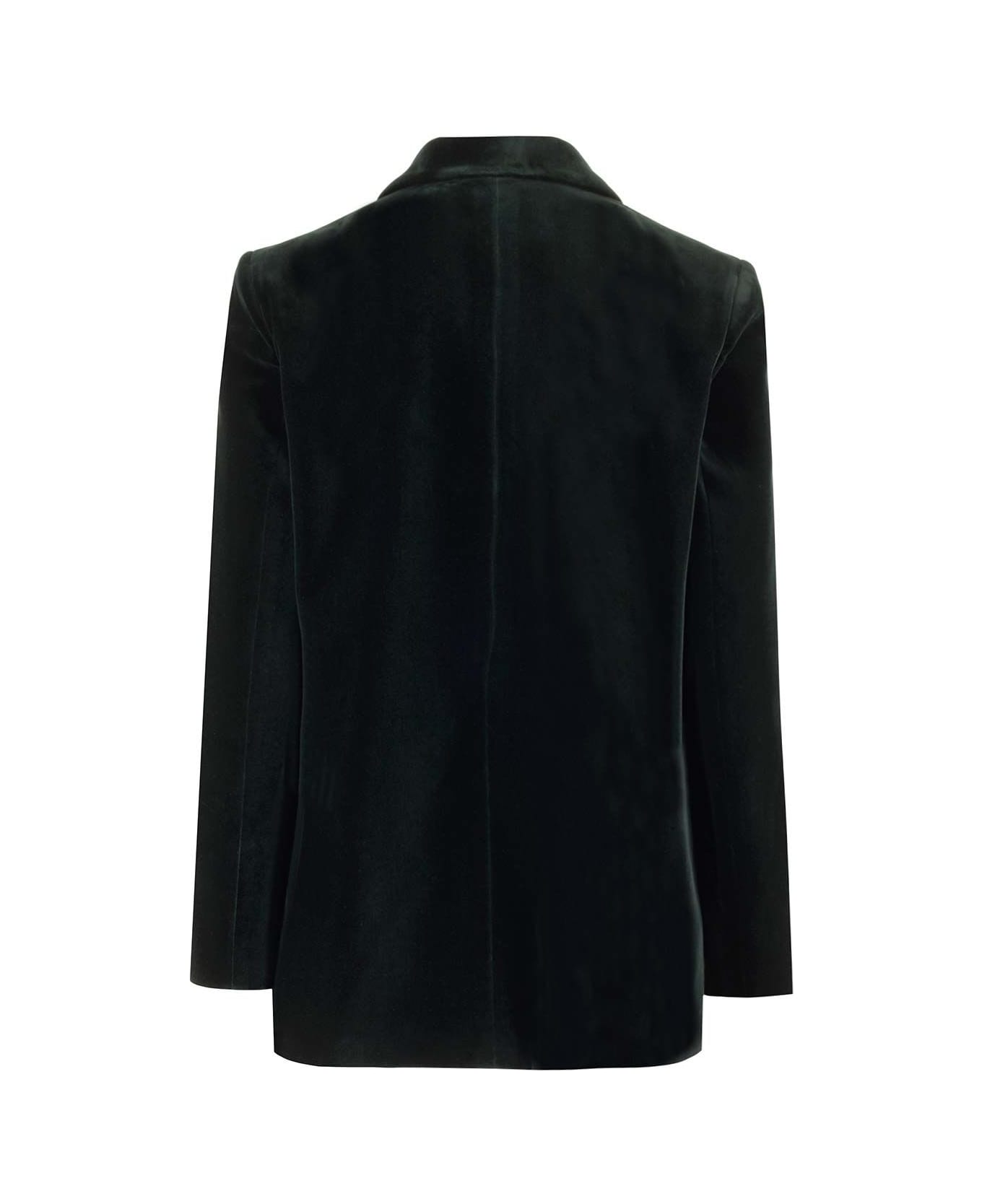 Blazé Milano "jealousy" Velvet Blazer - Green