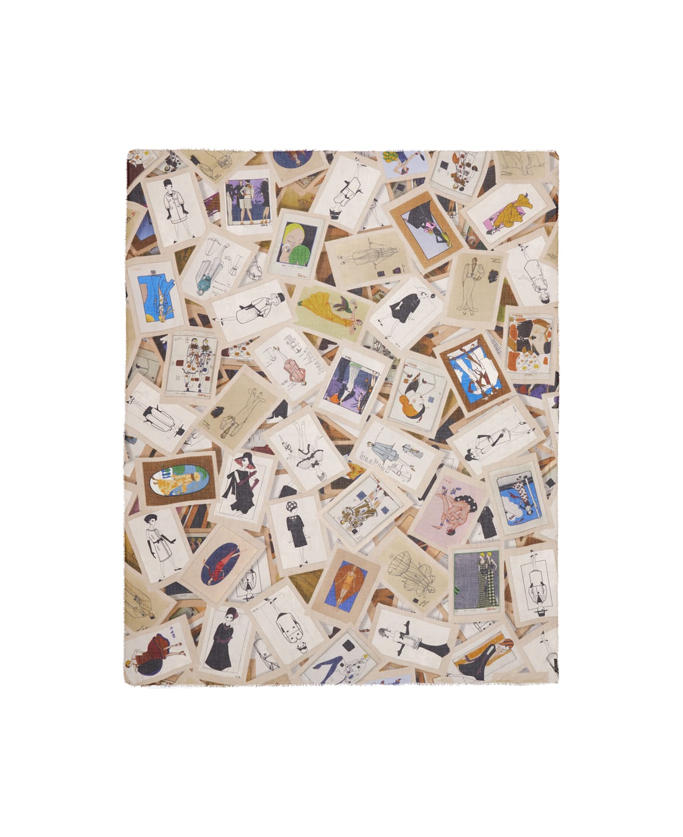 Faliero Sarti Model Scarf - MultiColour