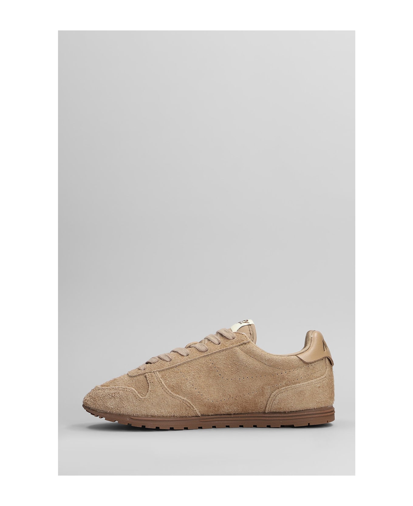 Autry Windspin Sneakers In Brown Suede - brown