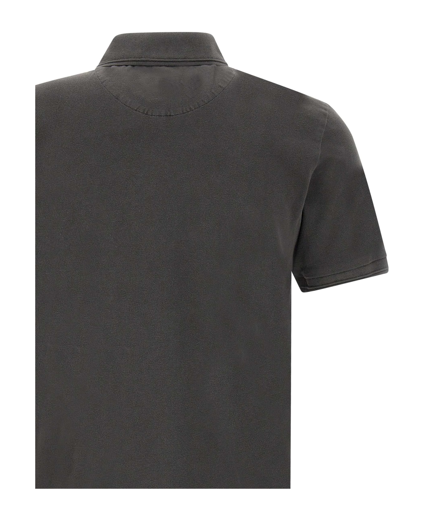 Woolrich "mackinack" Cotton Piquet Polo Shirt - BLACK