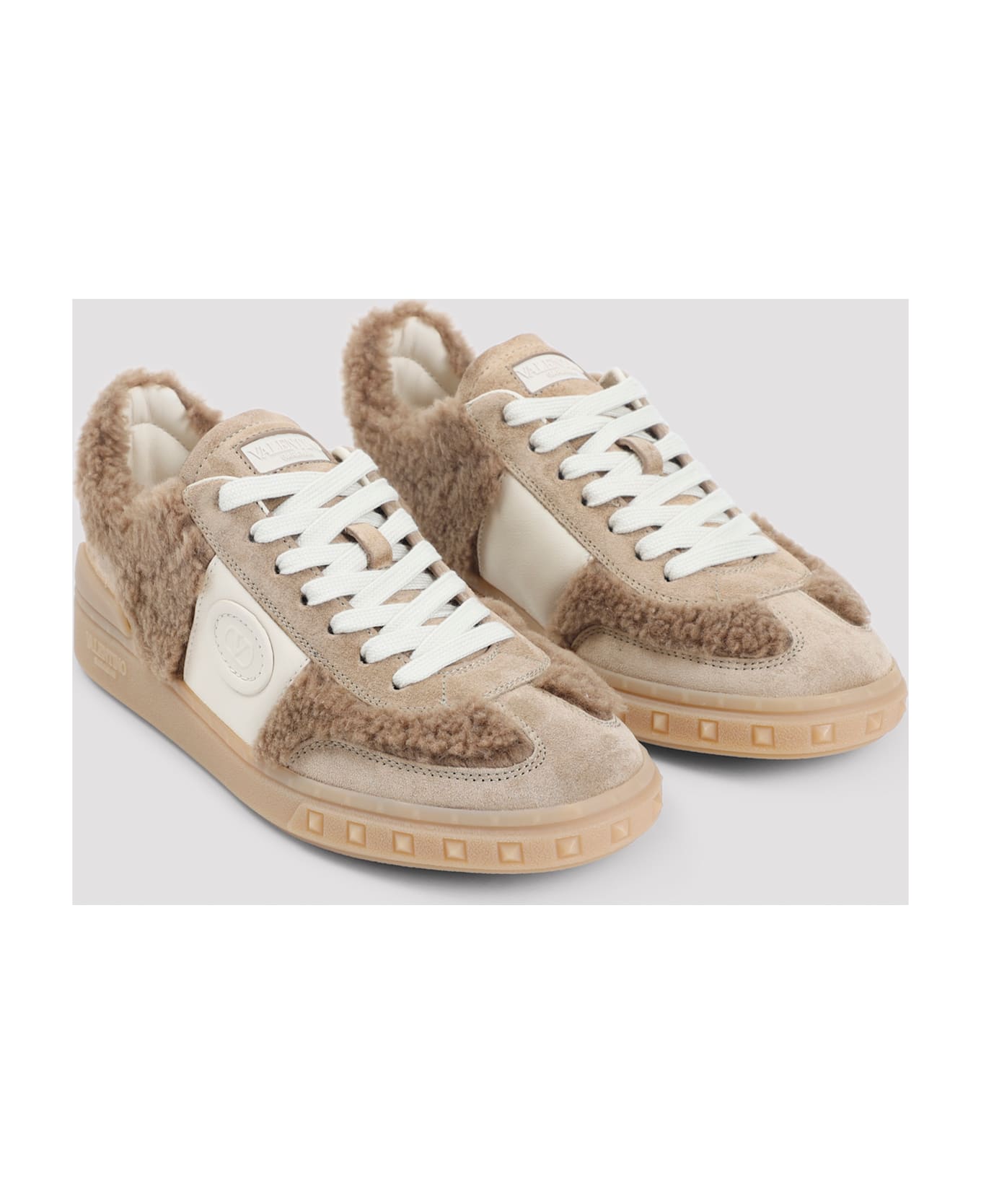 Valentino Garavani Upvillage Sneakers - Dgz Cammello Cammello Glace Glace Ambra