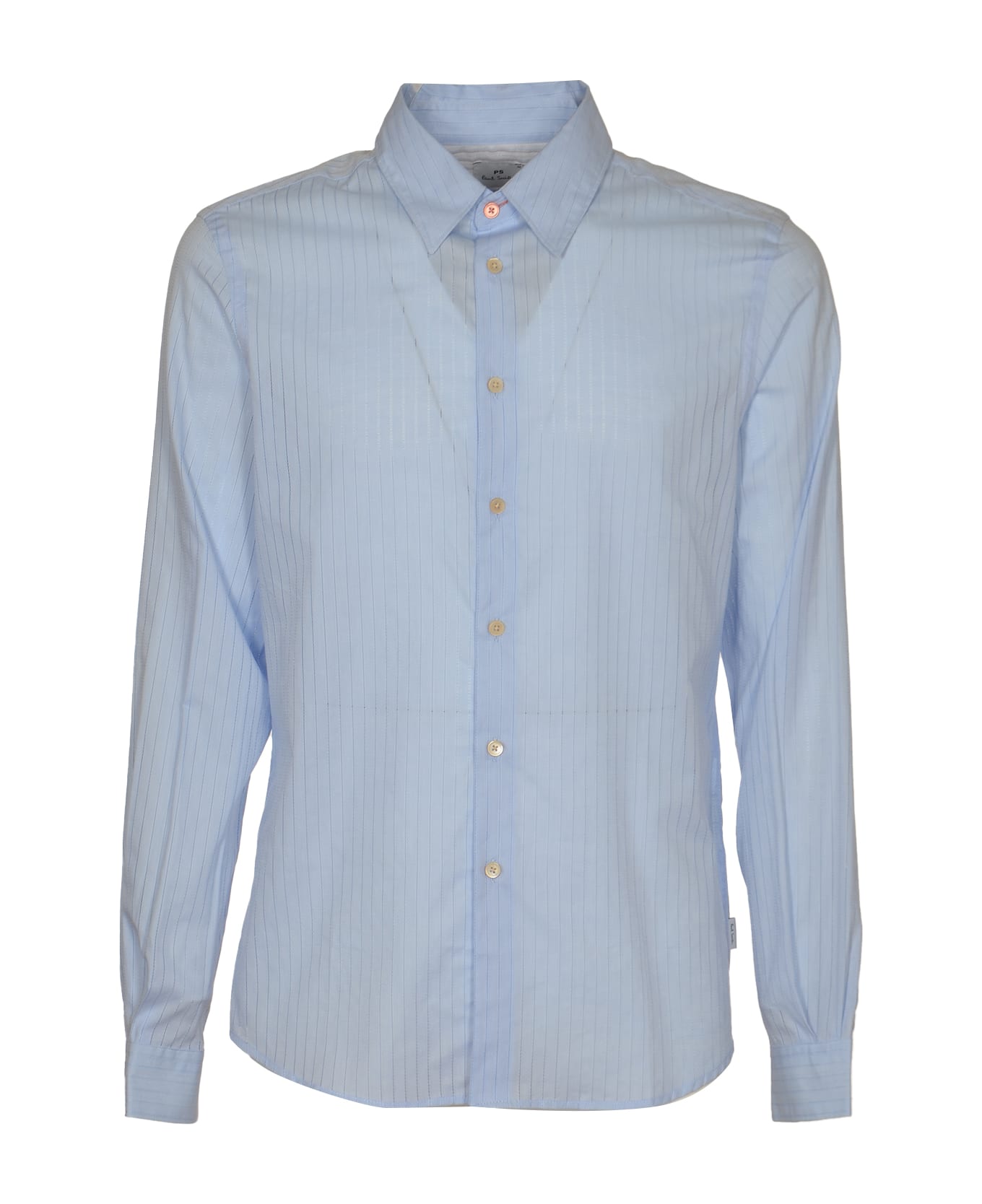 Paul Smith Mens Ls Tailored Fit Shirt - Blues シャツ