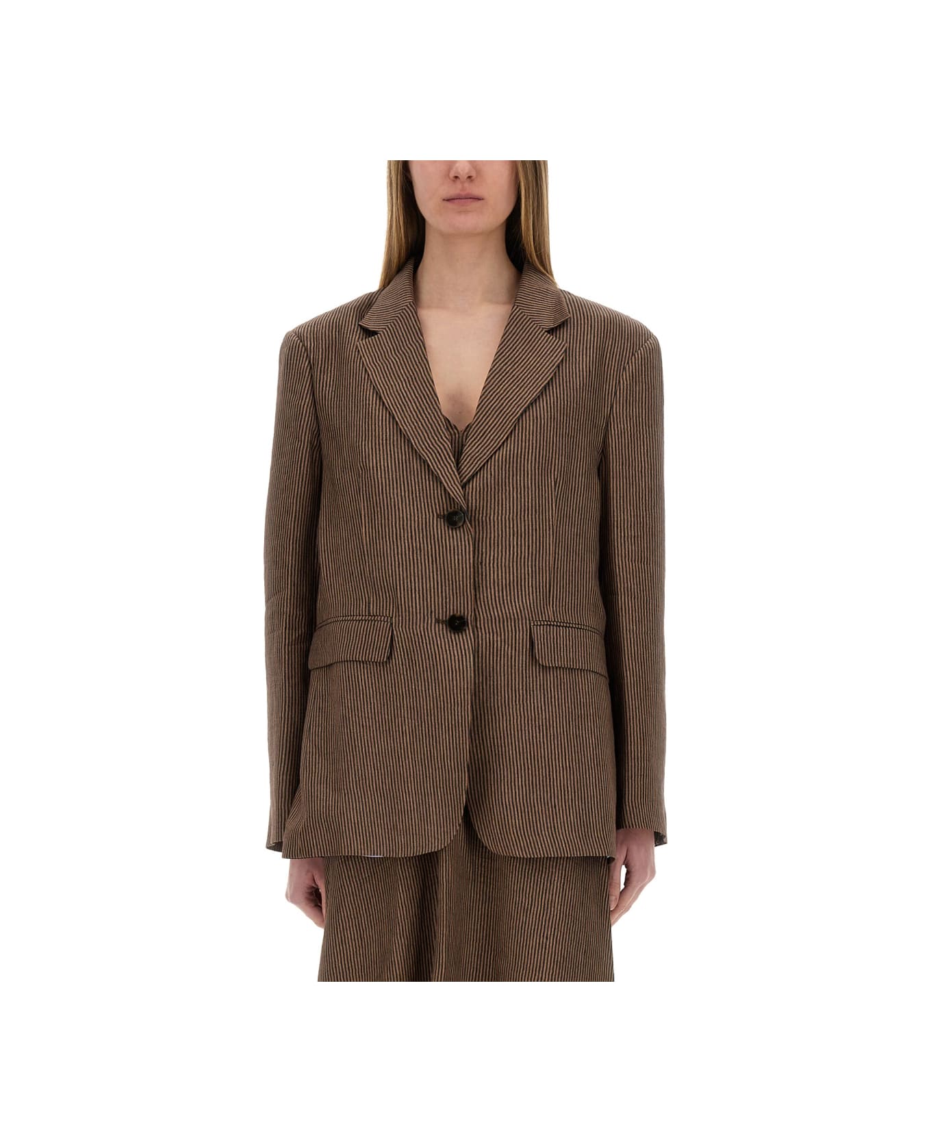 アウターその他 ALYSI Woman Blazer Brown 105811P5044 CHOCO Alysi 
