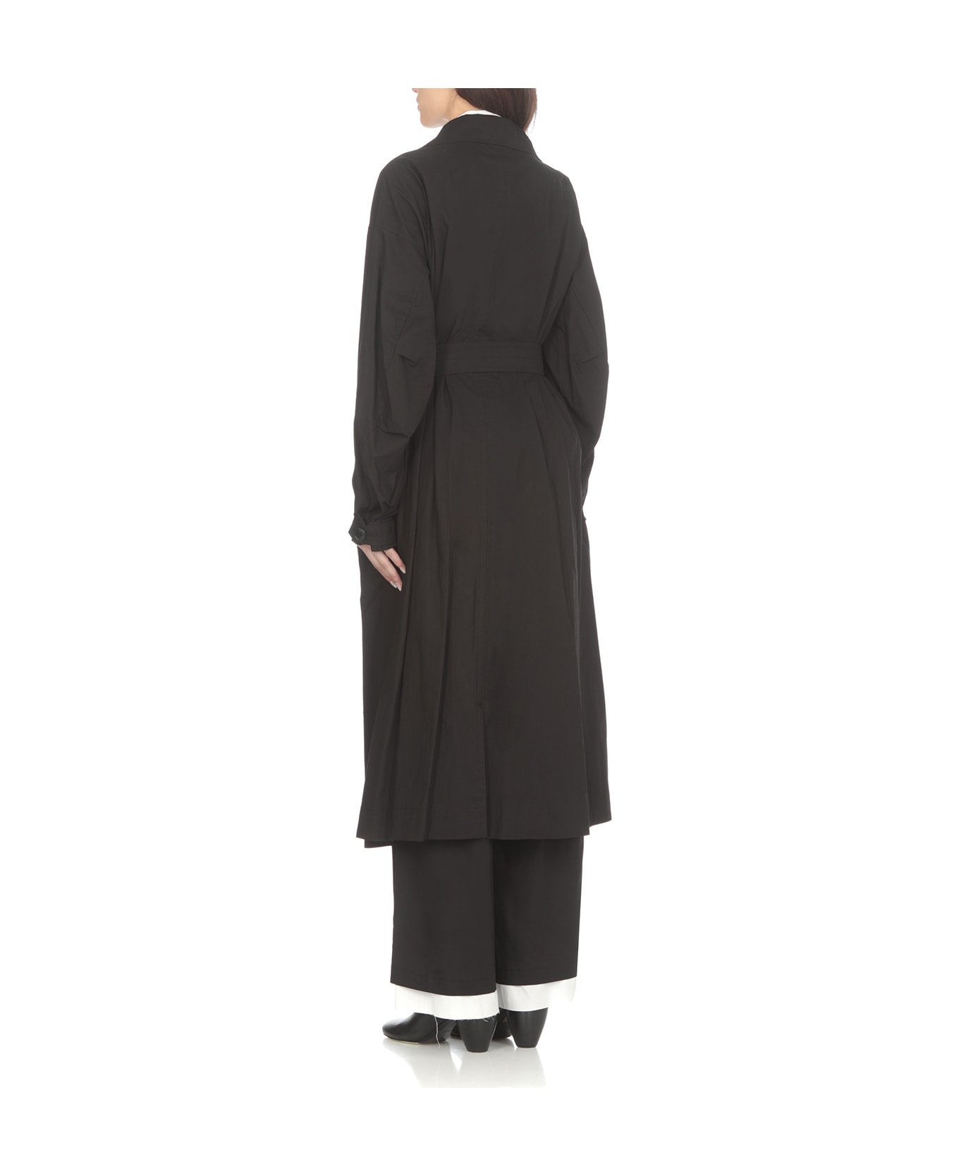 Yohji Yamamoto Cotton Coat - Black コート