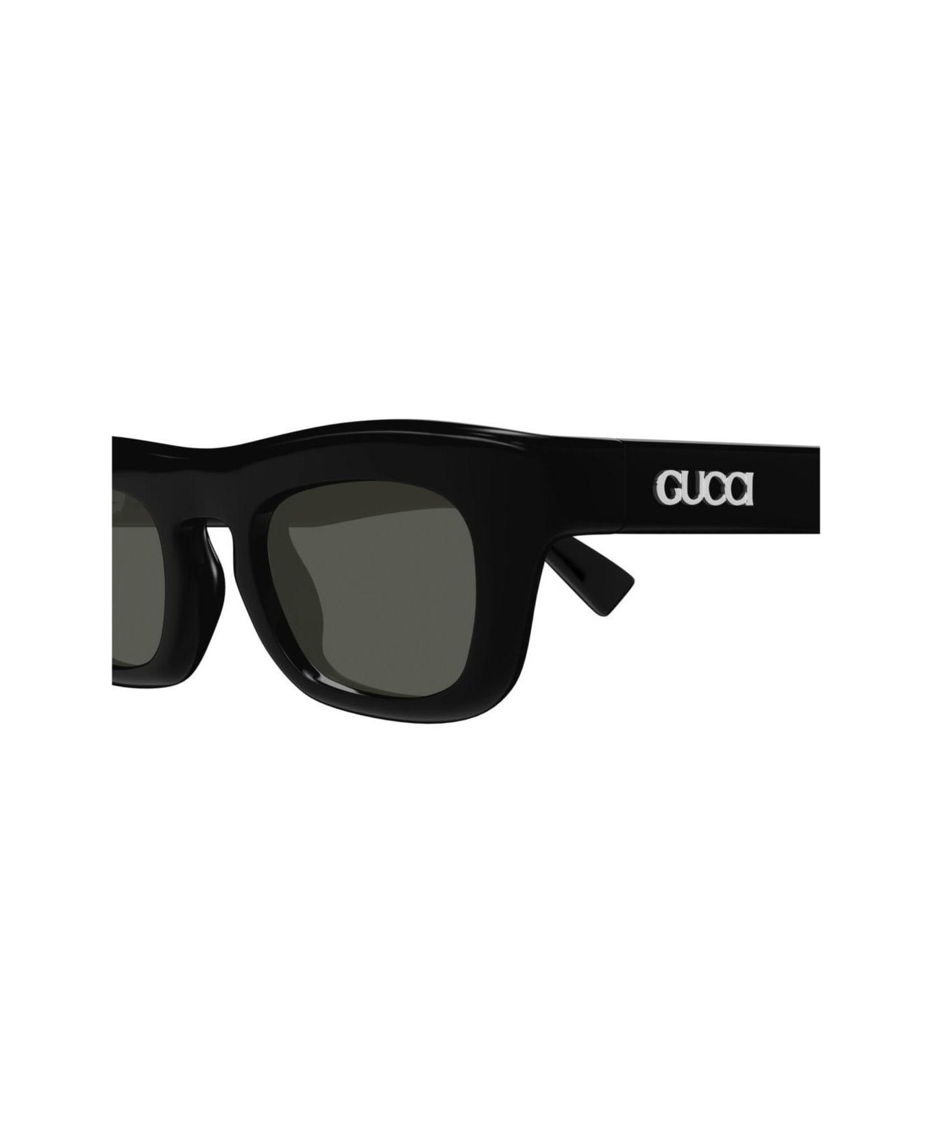 Gucci Eyewear Gg1777s-001 Black-black-grey - BLACK-BLACK-GREY