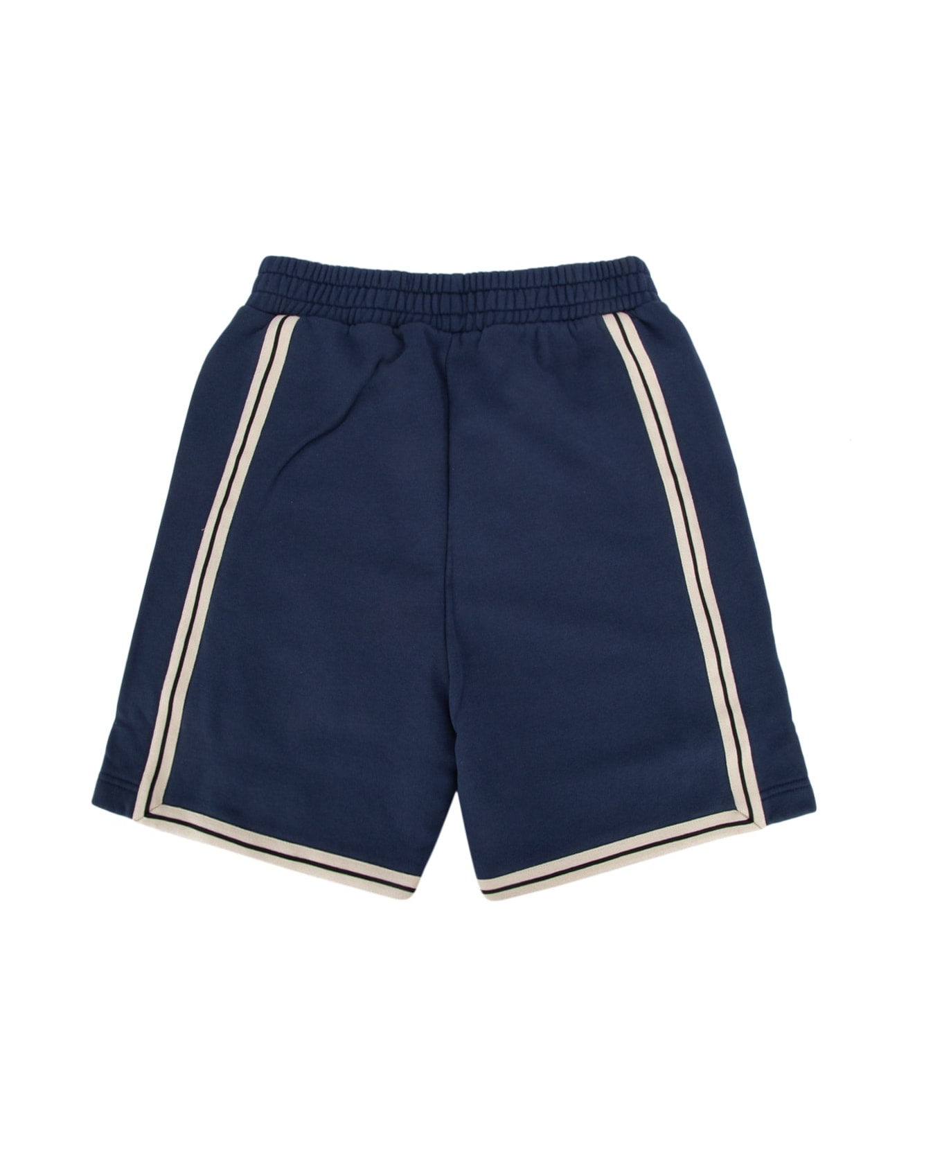 Palm Angels Pa Track Sweatshorts Night Blue Off Whit - NIGHTBLUEOFFWHIT