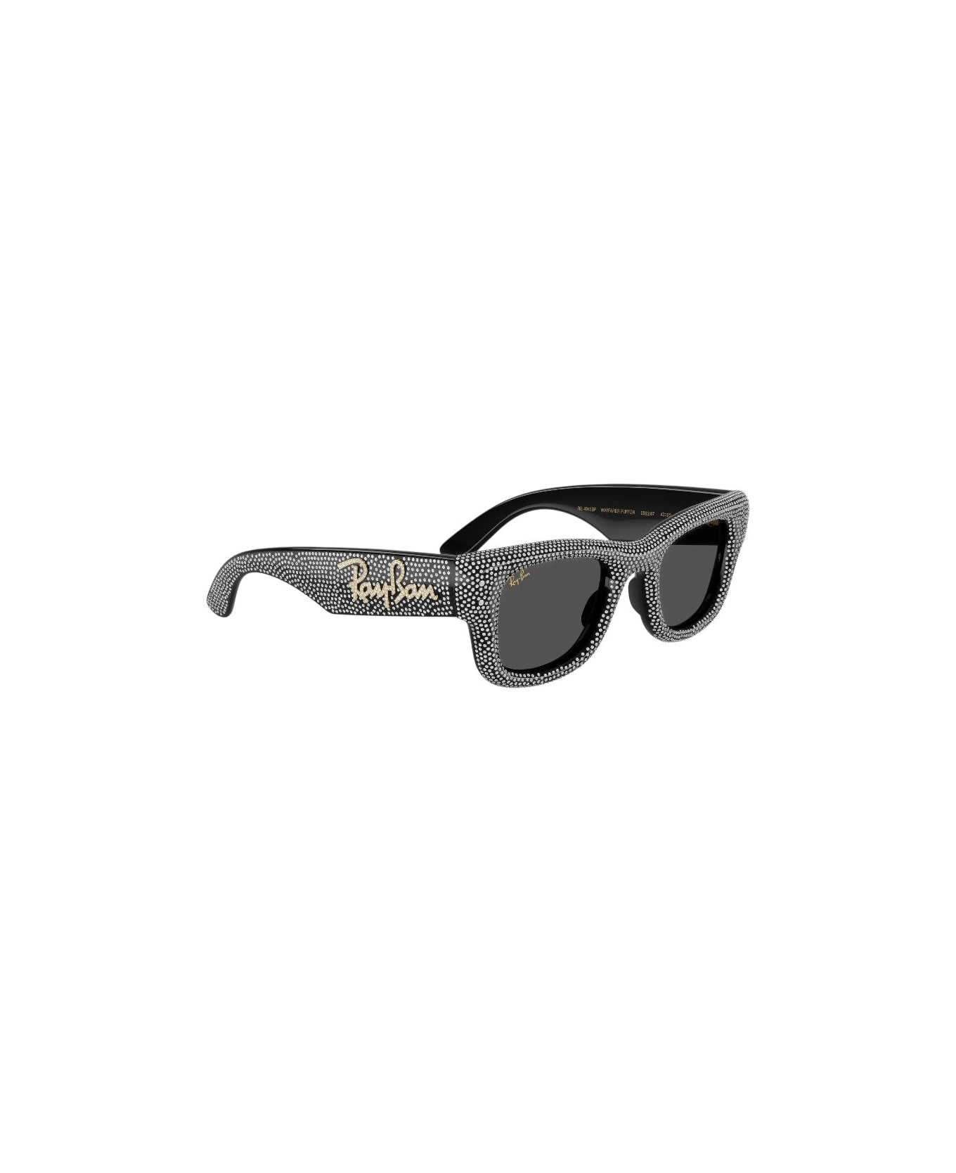 Ray-Ban Ray Ban Wayfarer Puffer Rb4940bp - Black / Gray Sunglasses