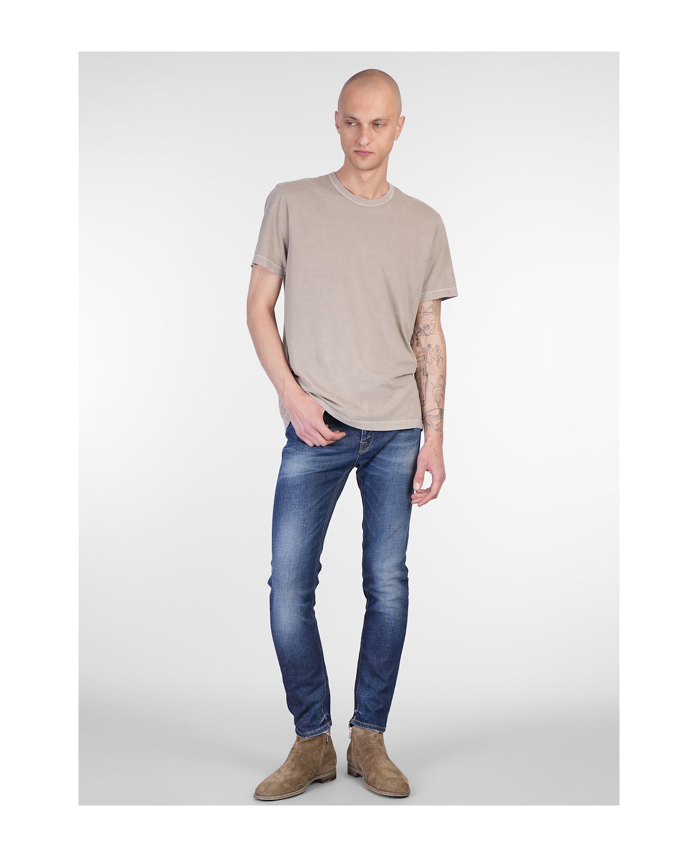 Salvatore Santoro Jeans In Blue Denim - blue